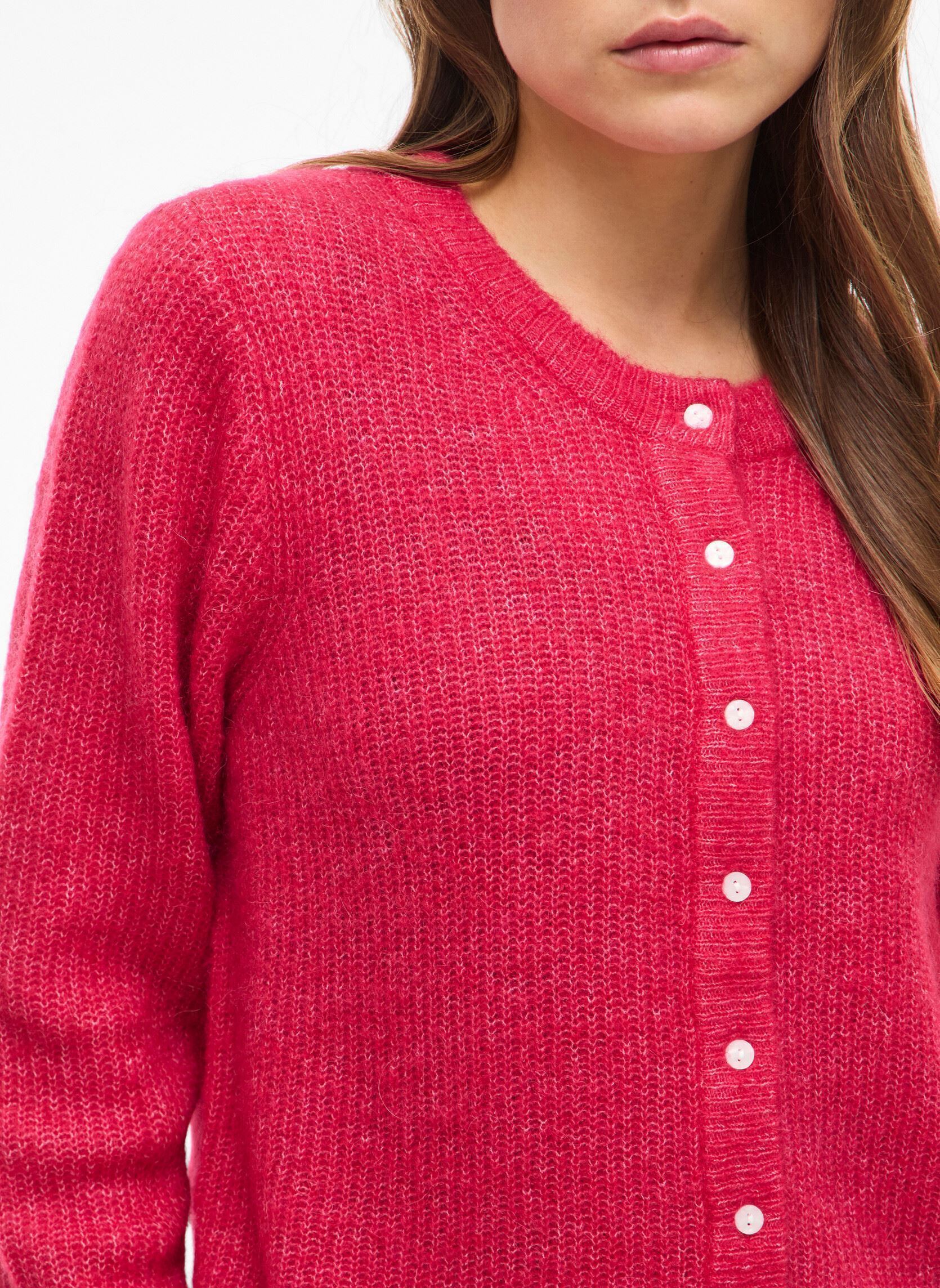 Vesten Vilory O-Neck L/S Knit Cardigan-Noos dames roze Vila Vesten Vilory O-Neck L/S Knit Cardigan-Noos dames roze Jazzy
