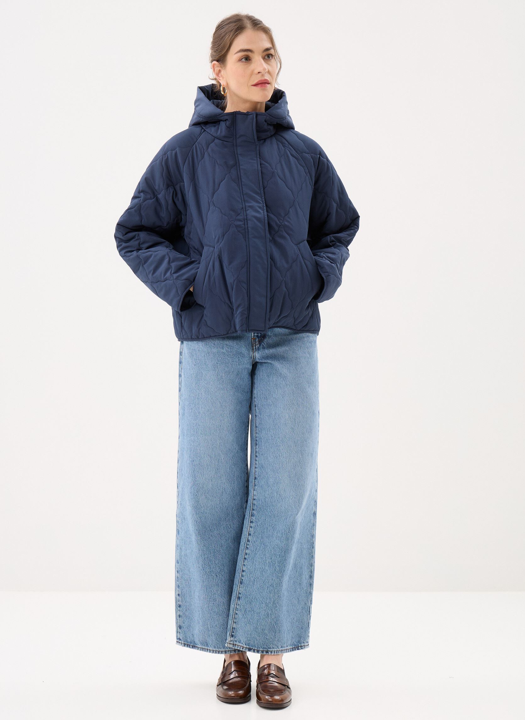 Bomberjacks Vinova L/S Quilted Jacket/Rn dames blauw Vila Bomberjacks Vinova L/S Quilted Jacket/Rn dames blauw NAVY BLAZER