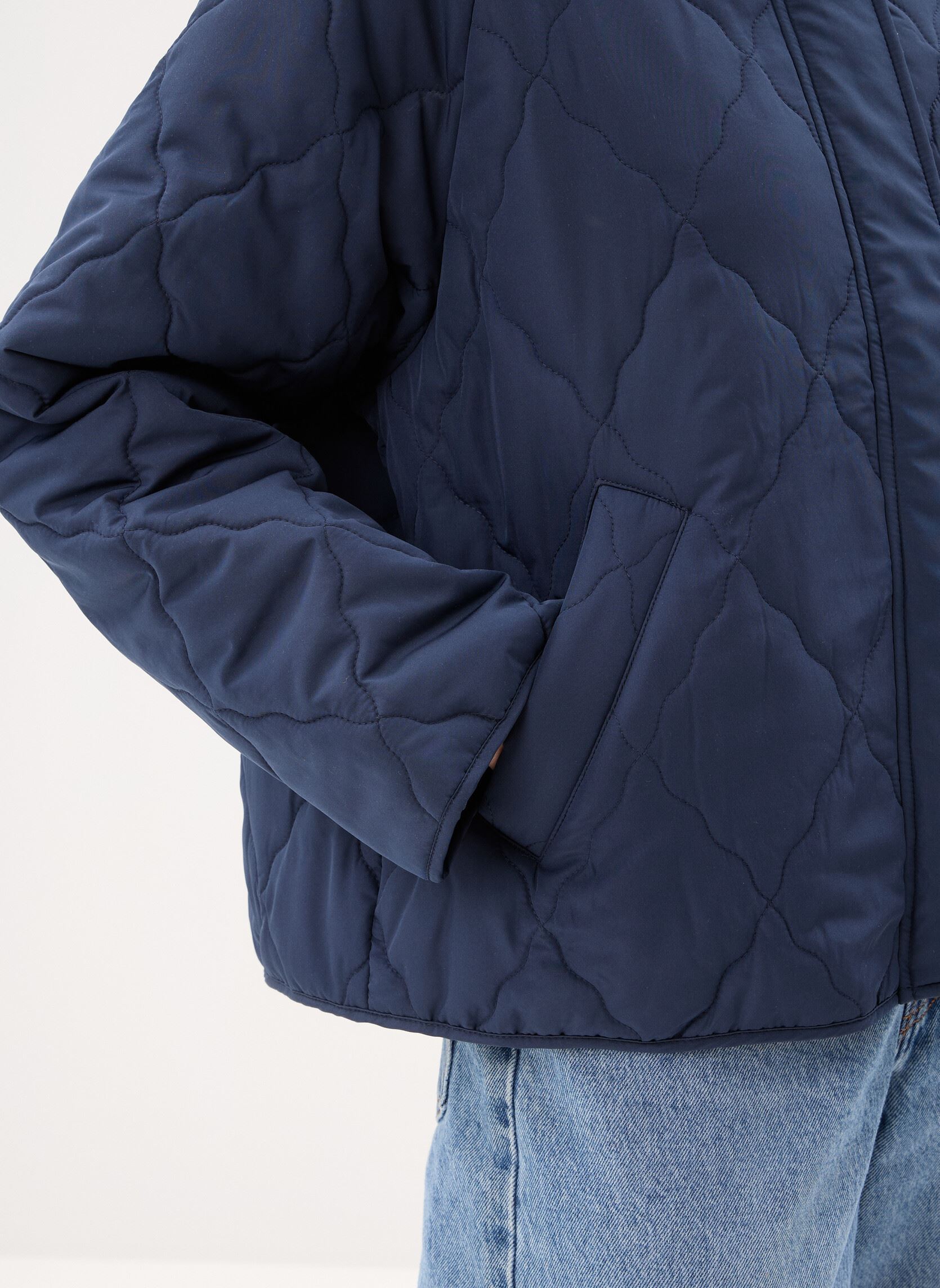 Bomberjacks Vinova L/S Quilted Jacket/Rn dames blauw Vila Bomberjacks Vinova L/S Quilted Jacket/Rn dames blauw NAVY BLAZER