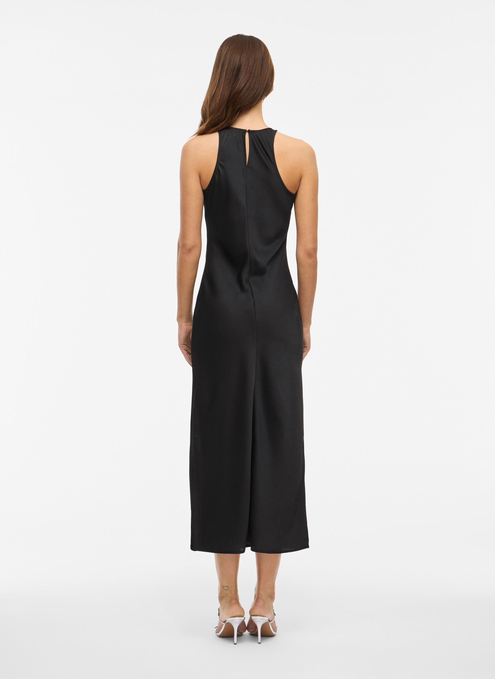 Lange Kleider Viravenna S/L Ankle Dress - Noos/Dc damen schwarz Vila Lange Kleider Viravenna S/L Ankle Dress - Noos/Dc damen schwarz BLACK