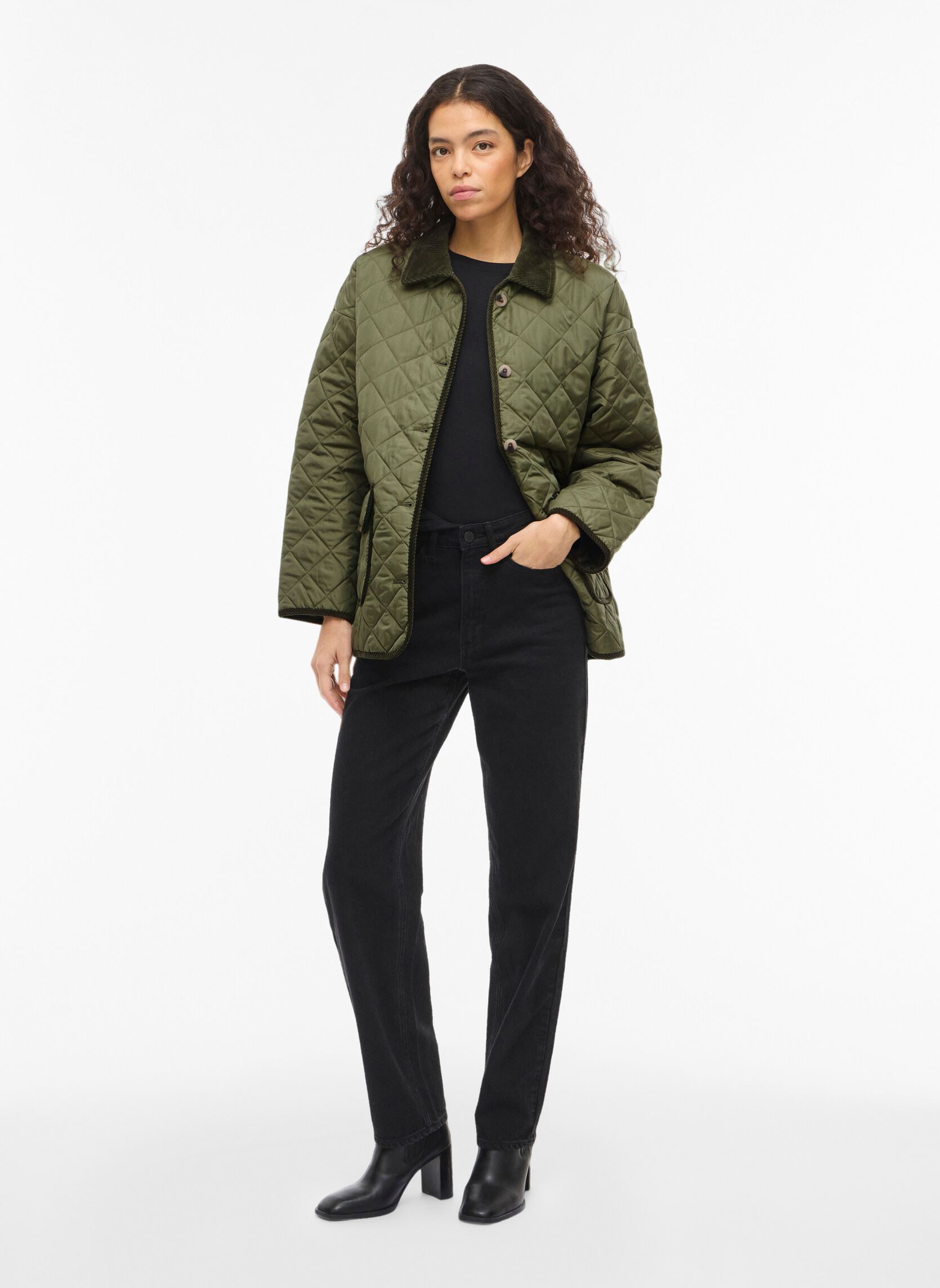 Bomberjacks Viango L/S Jacket/Tb dames groen Vila Bomberjacks Viango L/S Jacket/Tb dames groen OLIVINE