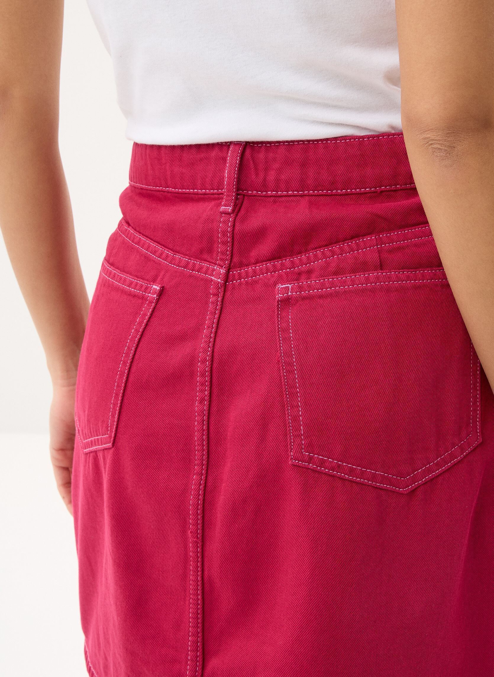 Kurze Röcke Vicreek Rw Denim Short Skirt damen rosa Vila Kurze Röcke Vicreek Rw Denim Short Skirt damen rosa anemone