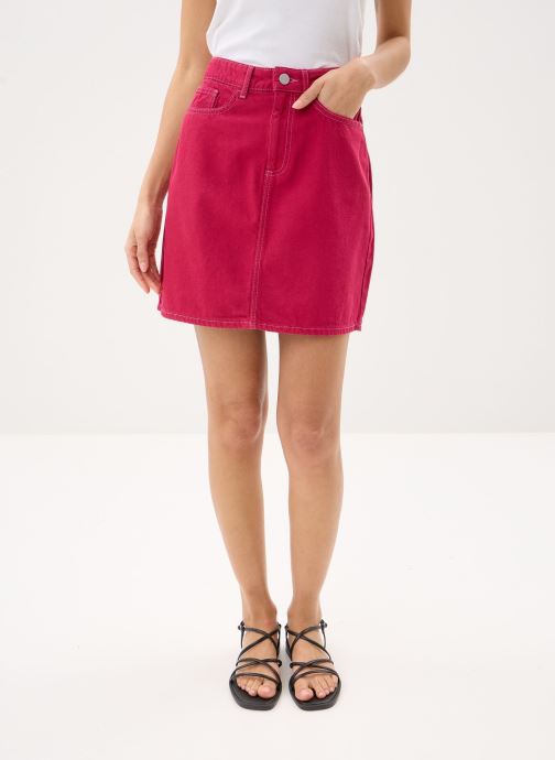 Vila Jupes courtes Vicreek Rw Denim Short Skirt femme rose