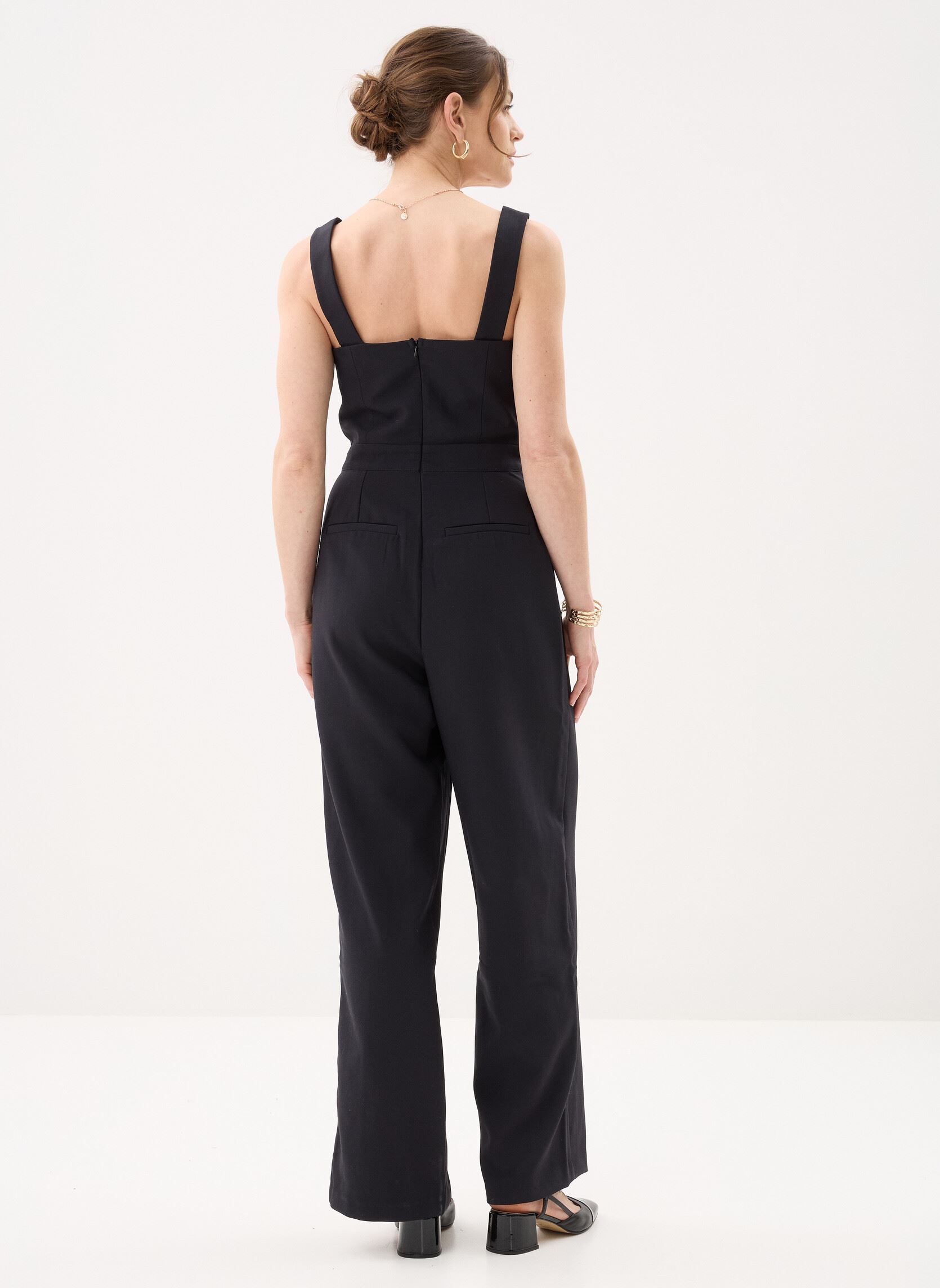 Broekpakken Viessential S/L Jumpsuit dames zwart Vila Broekpakken Viessential S/L Jumpsuit dames zwart BLACK BEAUTY