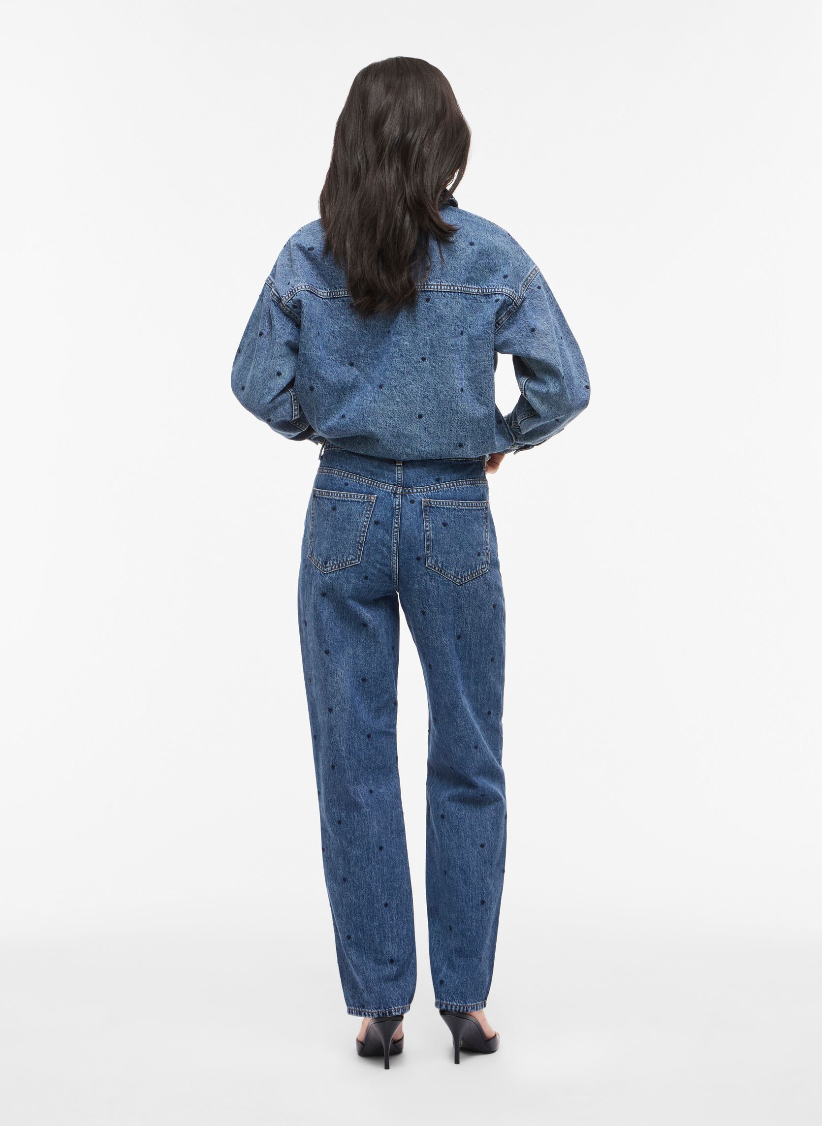 Straight Fit Jeans Vikelly Hw Straght Denim Jeans Cre Mbd/R damen blau Vila Straight Fit Jeans Vikelly Hw Straght Denim Jeans Cre Mbd/R damen blau Medium Blue Denim
