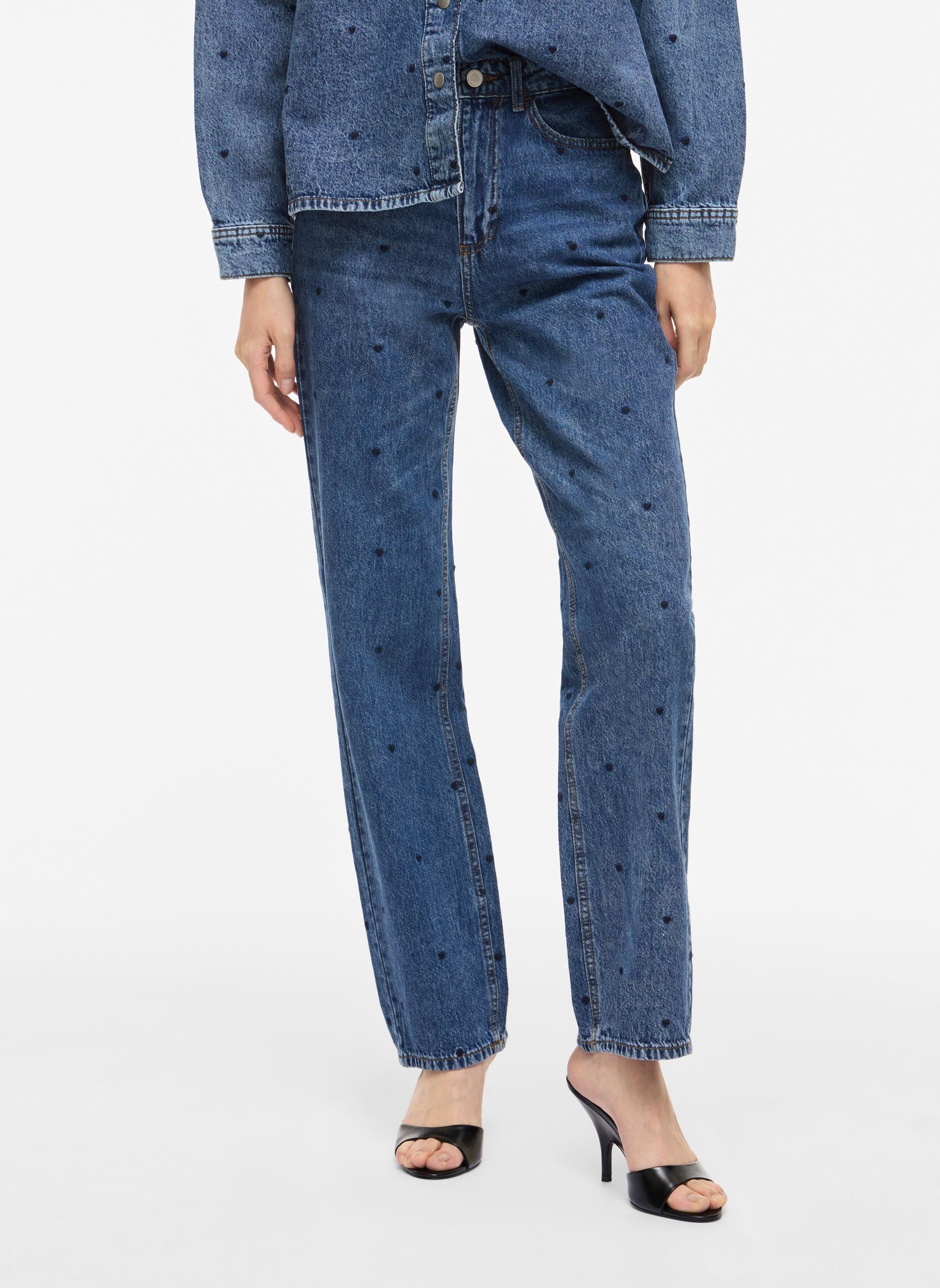 Straight Fit Jeans Vikelly Hw Straght Denim Jeans Cre Mbd/R damen blau Vila Straight Fit Jeans Vikelly Hw Straght Denim Jeans Cre Mbd/R damen blau Medium Blue Denim