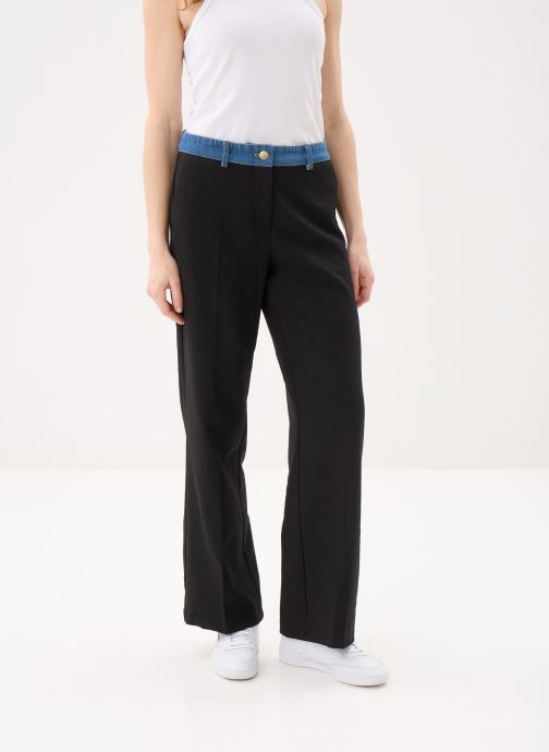 Vila Pantalons larges Virosalita Rw Wide Detail Pants/Rf femme noir