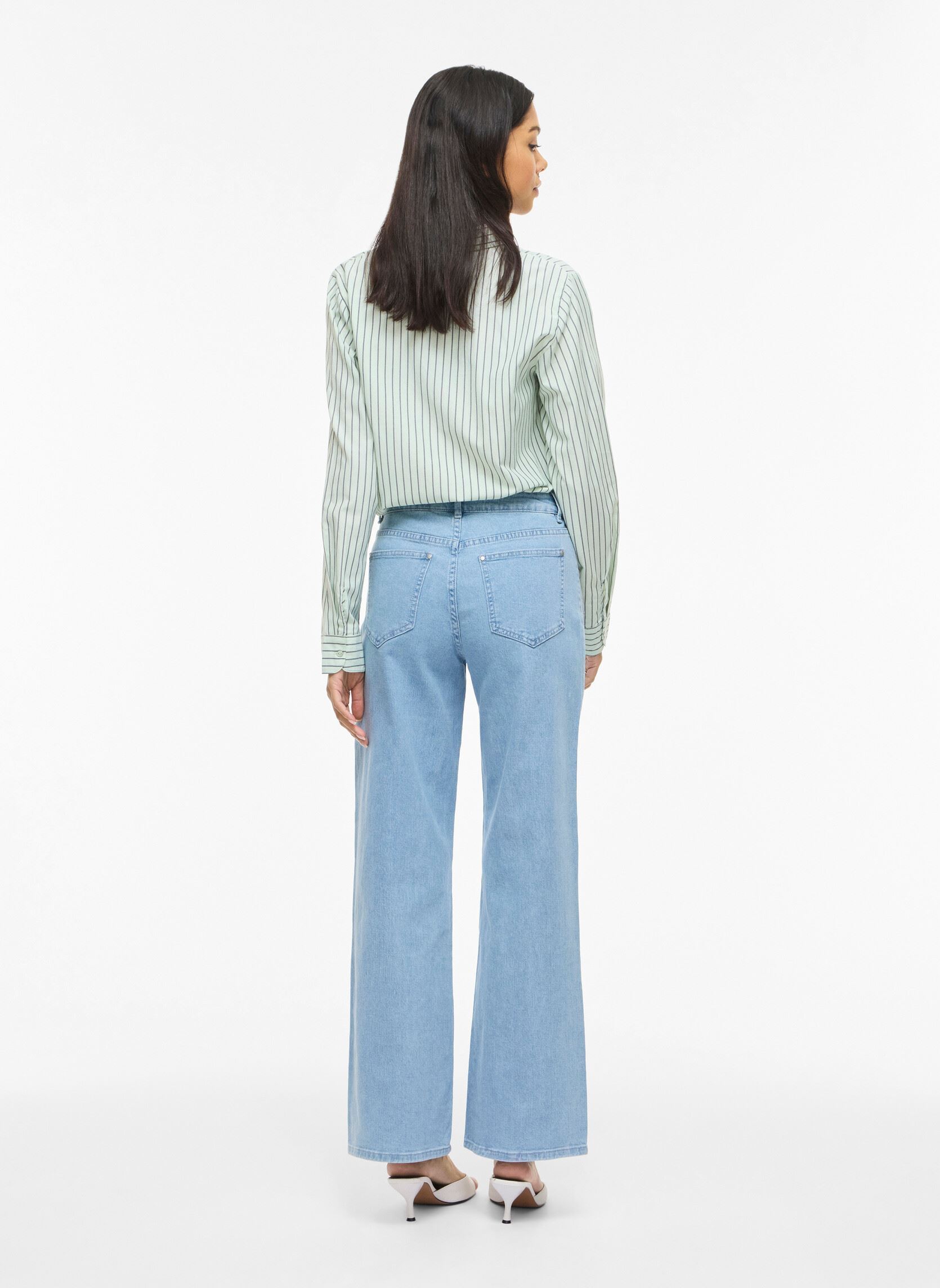 Weite Jeans Vilorie Rio Rw Wide Pocket Trim Lbd Jean damen blau Vila Weite Jeans Vilorie Rio Rw Wide Pocket Trim Lbd Jean damen blau Light Blue Denim