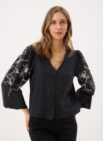 Langarm-Blusen Vipolli V-Neck 7/8 Embroidered Shirt damen schwarz Vila Langarm-Blusen Vipolli V-Neck 7/8 Embroidered Shirt damen schwarz BLACK BEAUTY