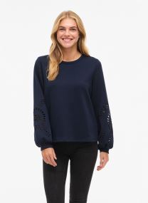Sweater Visandy L/S Detail Sweat Top - Noos dames blauw Vila Sweater Visandy L/S Detail Sweat Top - Noos dames blauw NAVY BLAZER