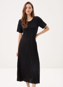 Robes Vijuna S/S Plisse Midi Dress/C32/1 femme noir Vila Robes Vijuna S/S Plisse Midi Dress/C32/1 femme noir BLACK BEAUTY