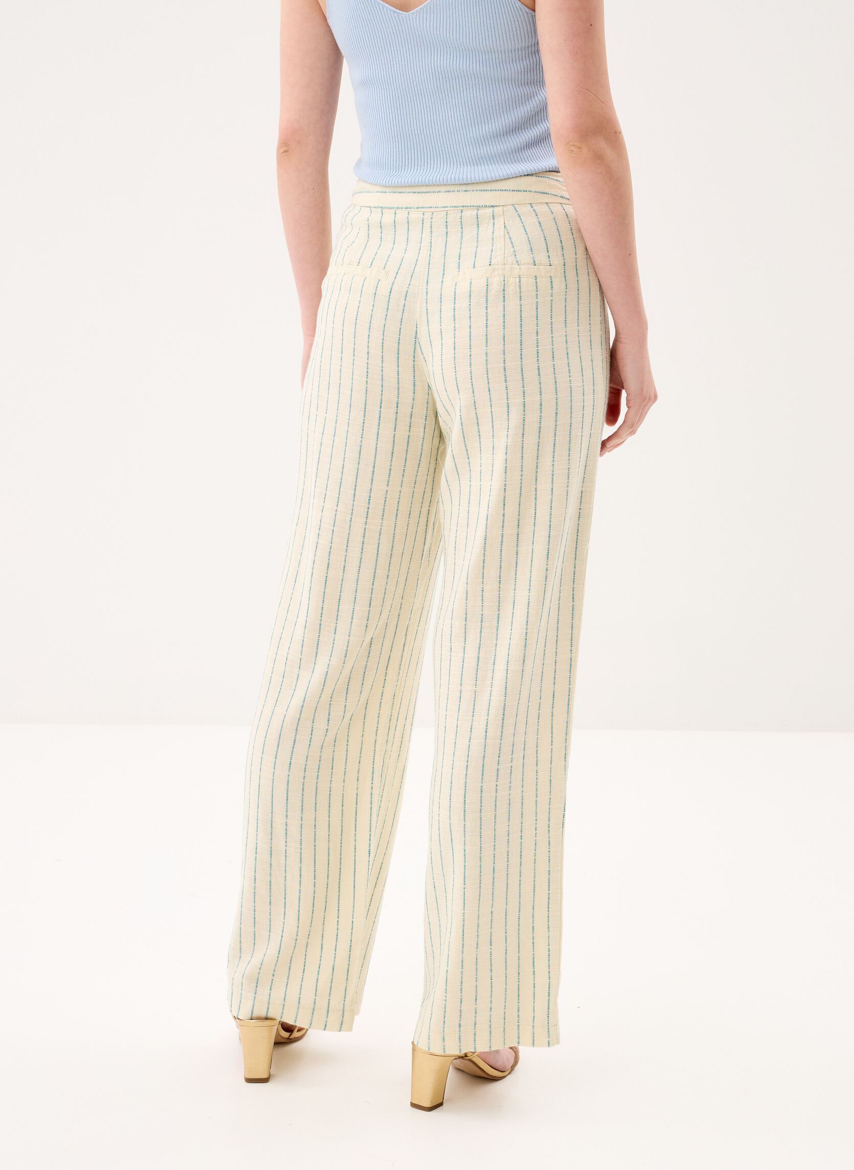 Weite Hosen Viliaya Rw Straight Pants/Rf damen beige Vila Weite Hosen Viliaya Rw Straight Pants/Rf damen beige Birch
