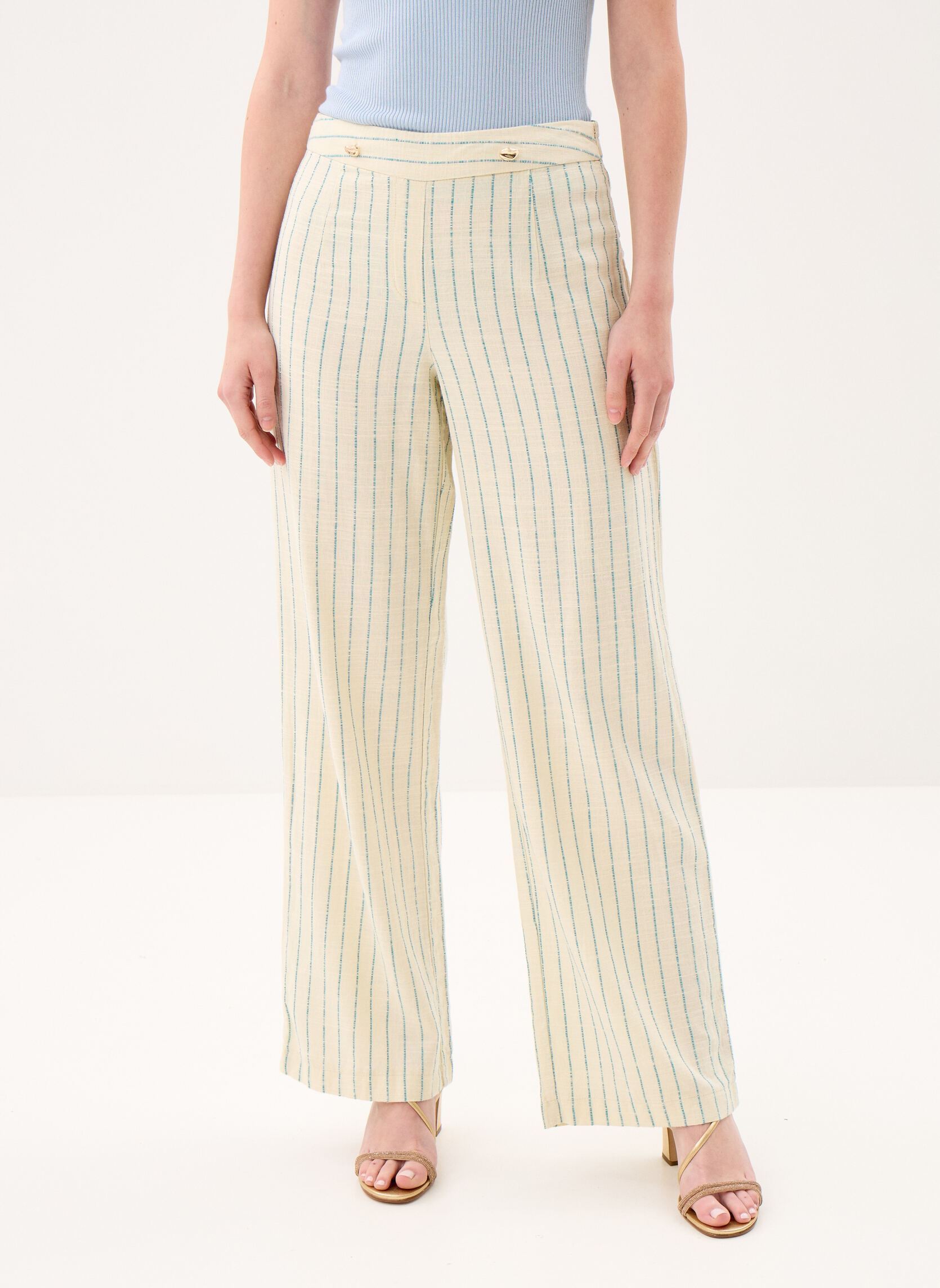 Weite Hosen Viliaya Rw Straight Pants/Rf damen beige Vila Weite Hosen Viliaya Rw Straight Pants/Rf damen beige Birch