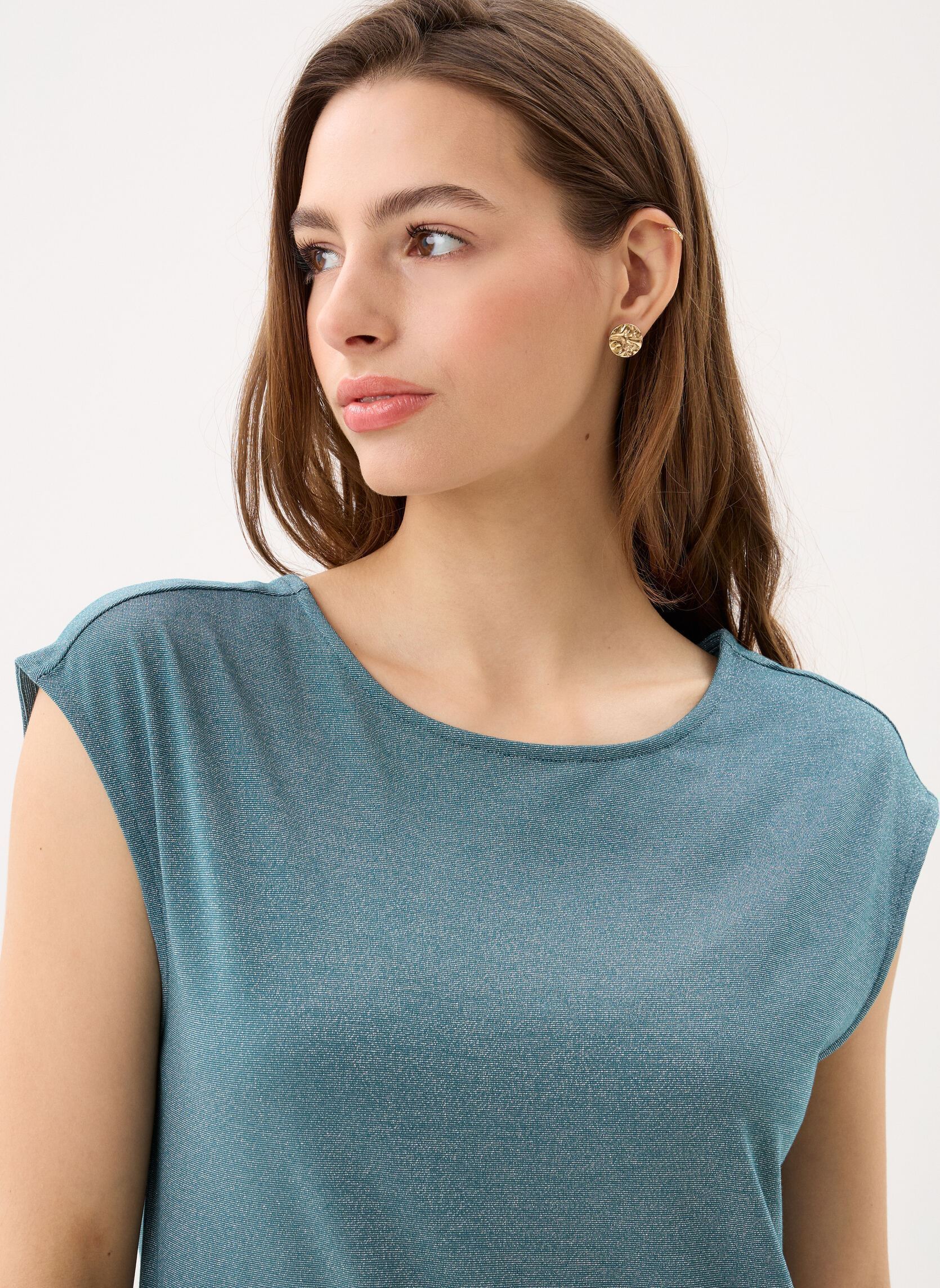 Lange Kleider Viluxi S/S Rev Glitter Ankle Dress/Vol damen grün Vila Lange Kleider Viluxi S/S Rev Glitter Ankle Dress/Vol damen grün Atlantic Deep