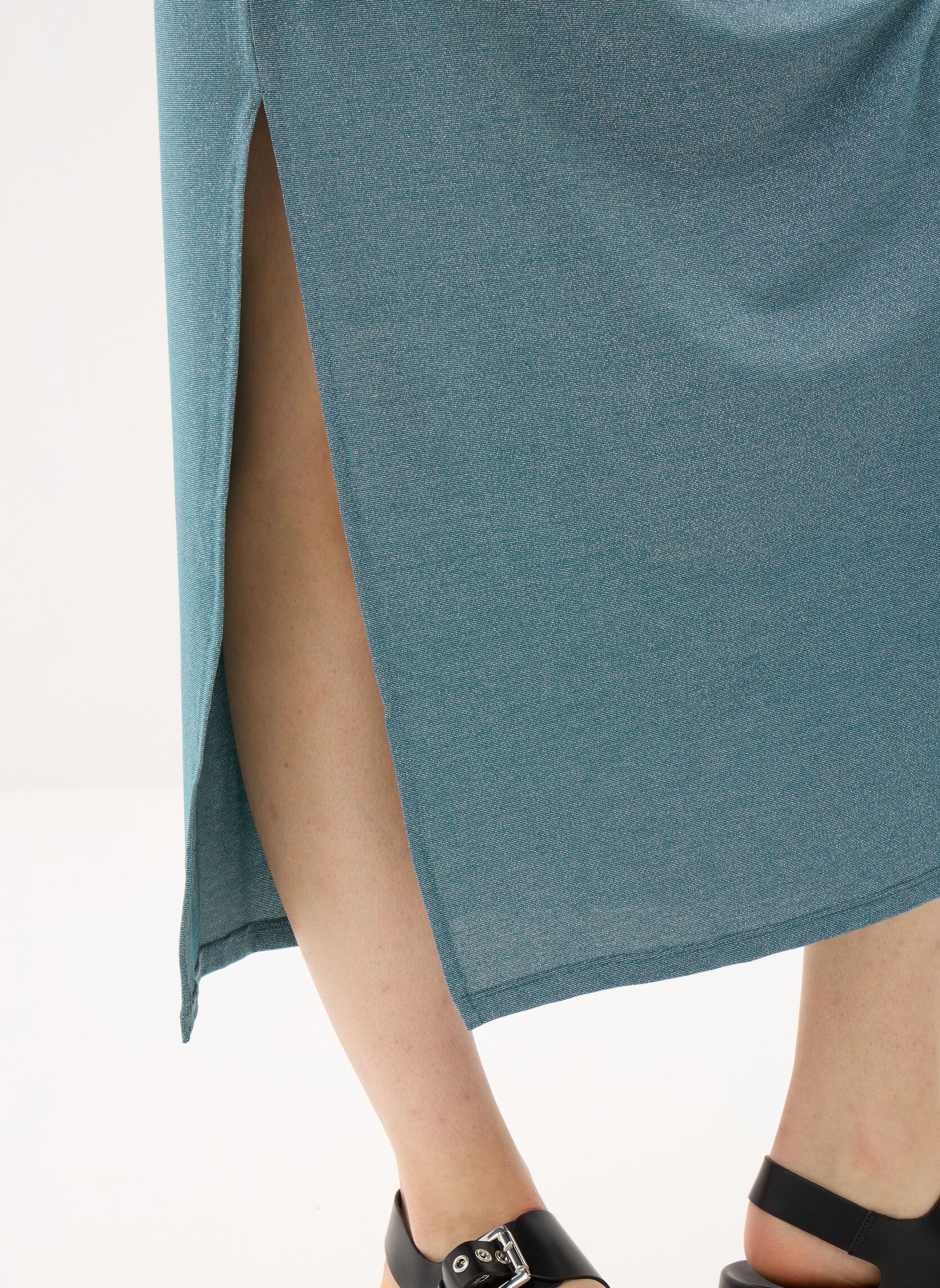 Lange Kleider Viluxi S/S Rev Glitter Ankle Dress/Vol damen grün Vila Lange Kleider Viluxi S/S Rev Glitter Ankle Dress/Vol damen grün Atlantic Deep
