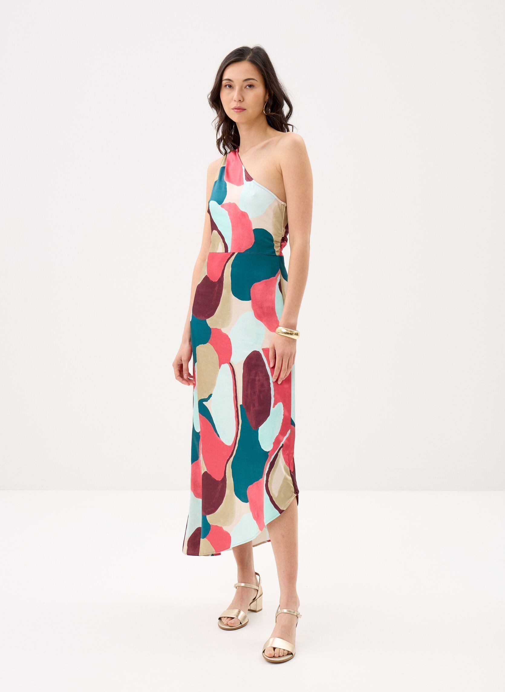 Robes Visalmira Kai One-Shoulder Midi Dress/Dc femme rose Vila Robes Visalmira Kai One-Shoulder Midi Dress/Dc femme rose Holly Berry