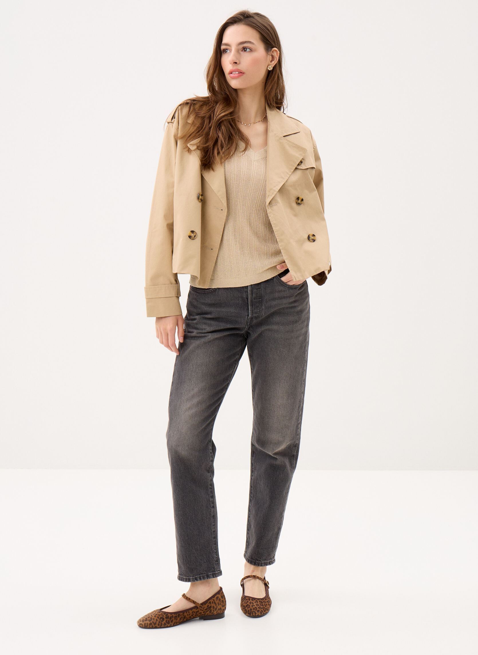 Pullover Vishem Rev V-Neck 2/4 Glitter Knit Top damen braun Vila Pullover Vishem Rev V-Neck 2/4 Glitter Knit Top damen braun Frosted Almond