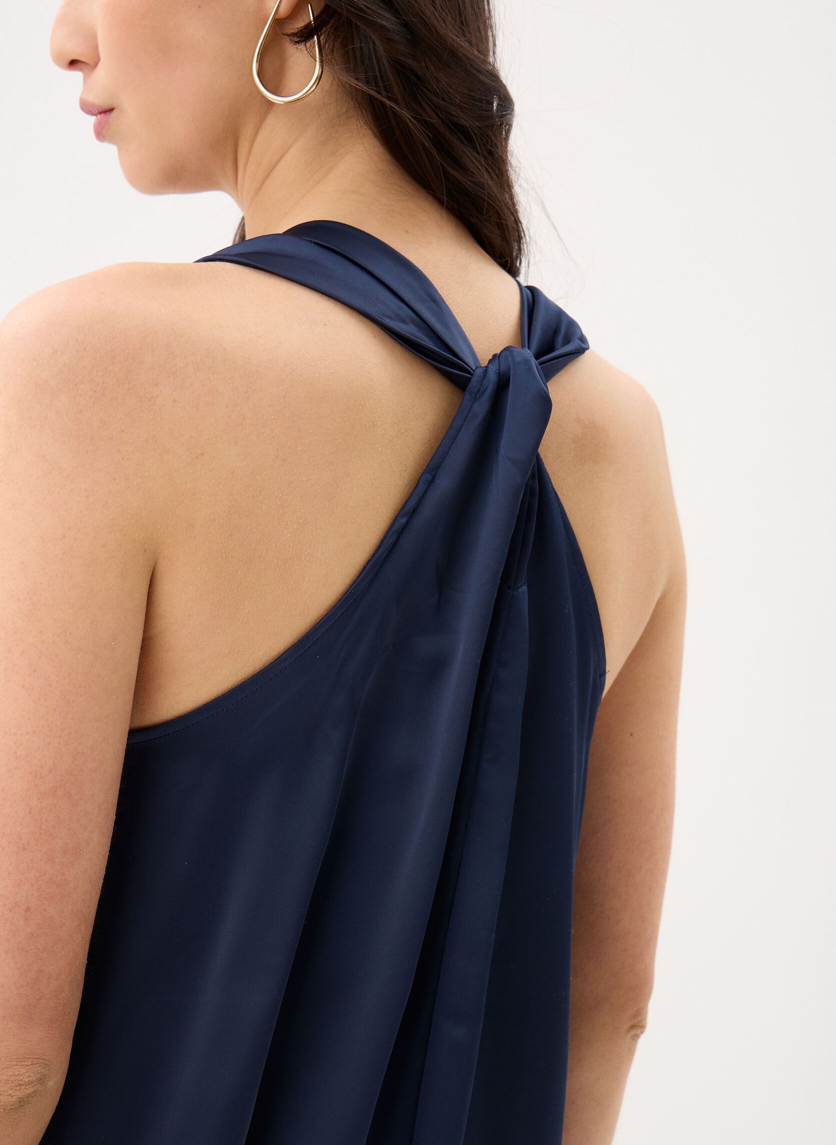 Lange Kleider Vistella O-Neck S/L Maxi Dress/Dc damen blau Vila Lange Kleider Vistella O-Neck S/L Maxi Dress/Dc damen blau Navy Blazer