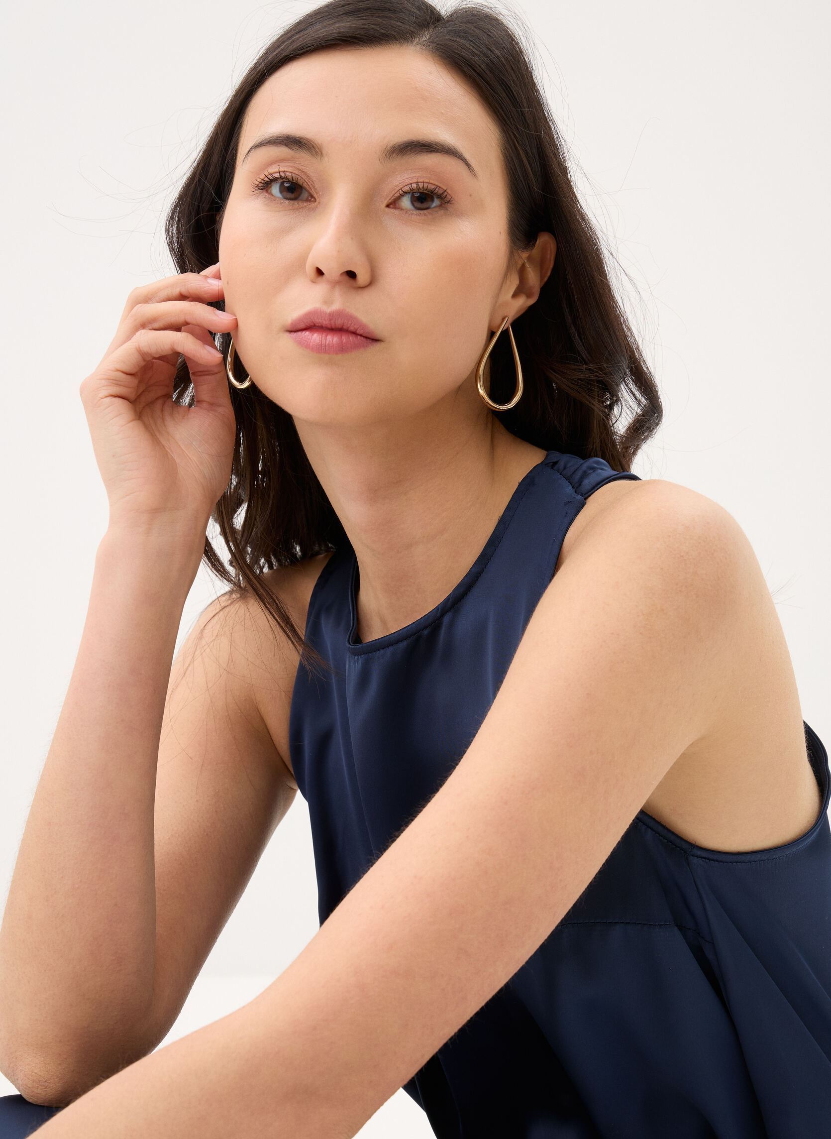 Lange Kleider Vistella O-Neck S/L Maxi Dress/Dc damen blau Vila Lange Kleider Vistella O-Neck S/L Maxi Dress/Dc damen blau Navy Blazer