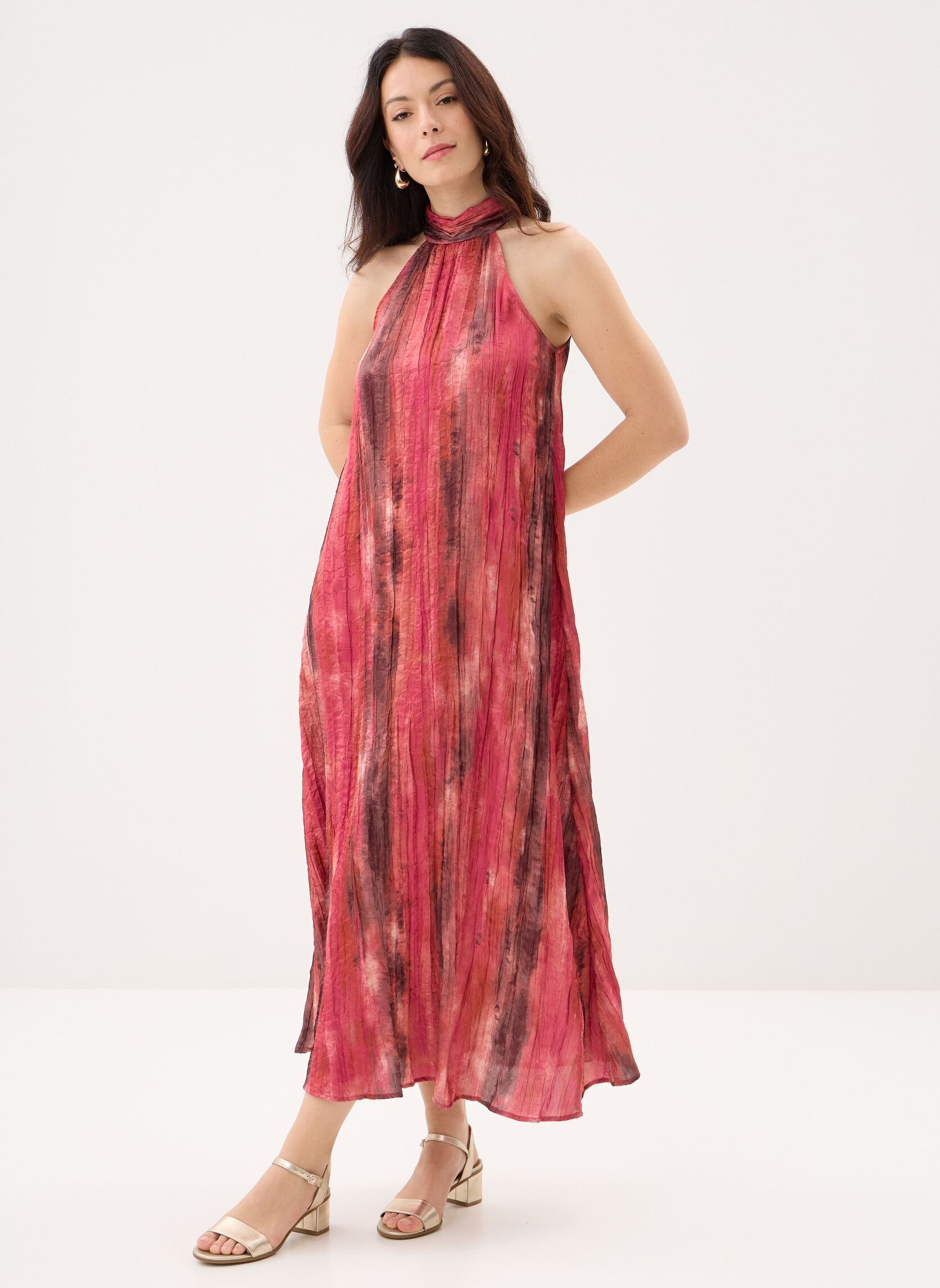 Robes longues Vivaia Halterneck S/L Ankle Dress/Dc femme rose Vila Robes longues Vivaia Halterneck S/L Ankle Dress/Dc femme rose Holly Berry
