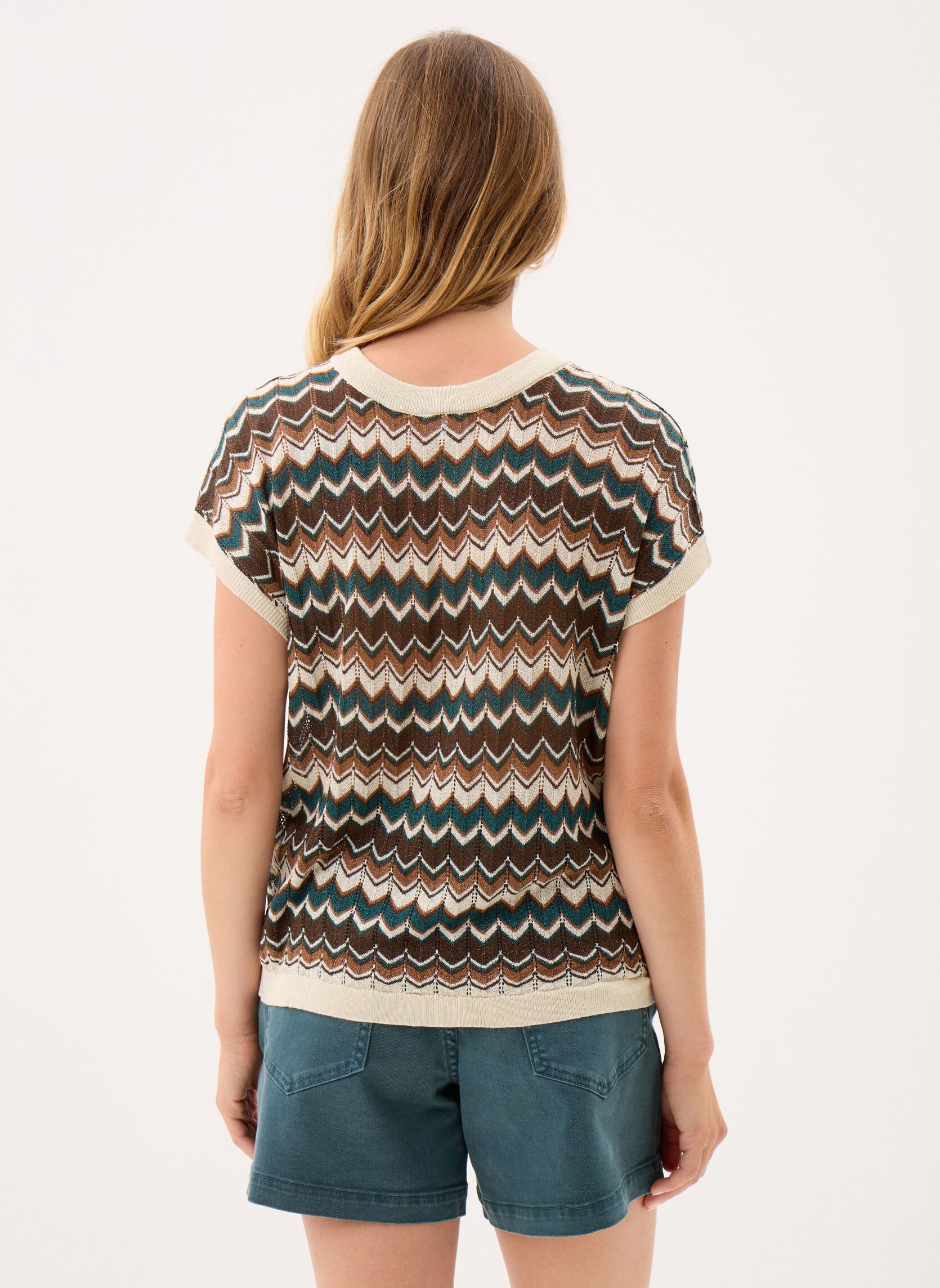 Pullover Viember Rev V-Neck S/S Glitter Knit/Lc damen beige Vila Pullover Viember Rev V-Neck S/S Glitter Knit/Lc damen beige Birch