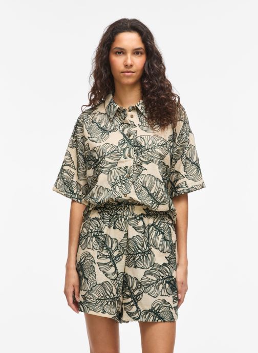 Vila Hemden Viflura 2/4 Shirt/1 dames beige