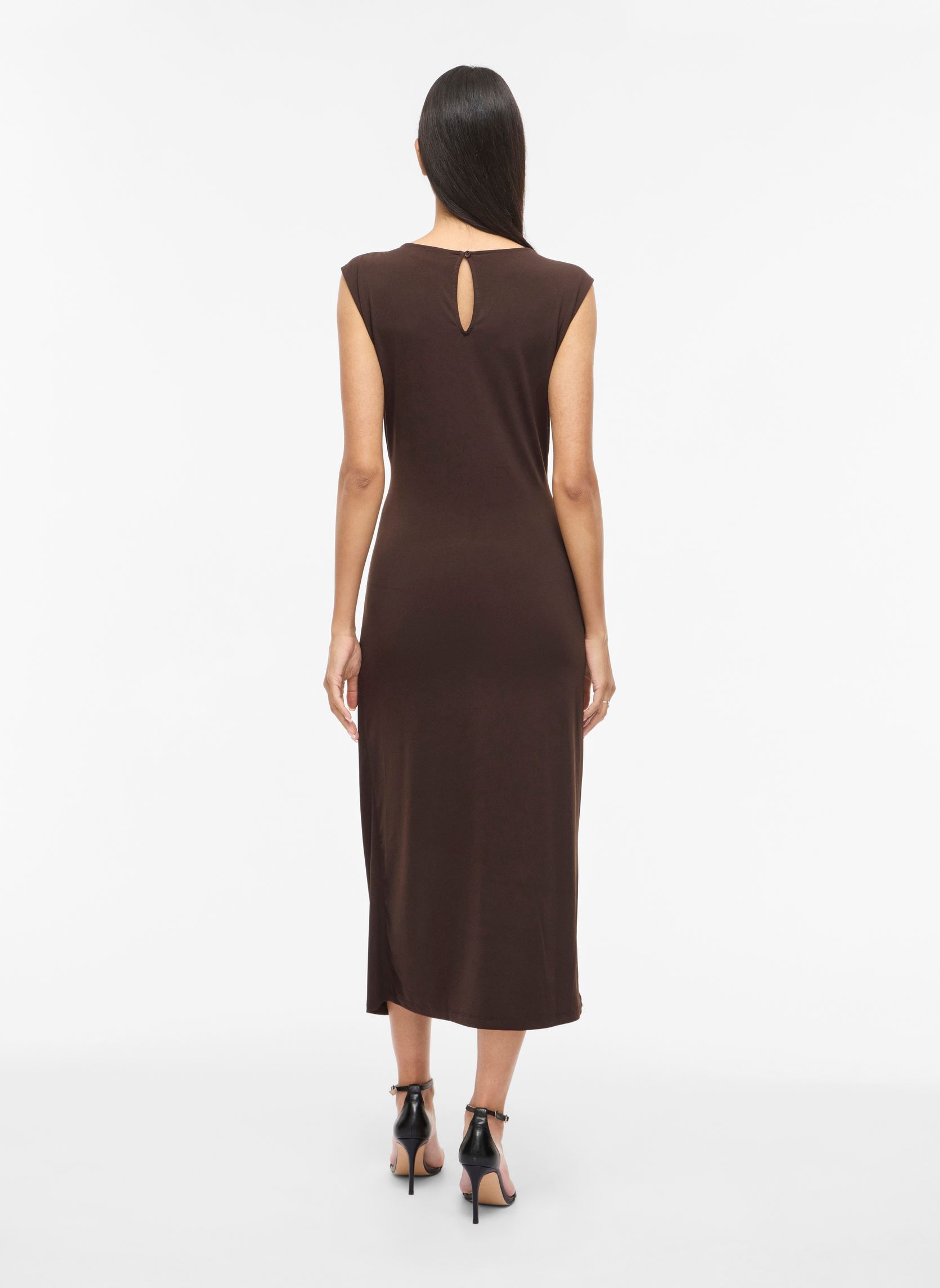 Vestidos Vijustine O-Neck Midi Dress/Dc/Bfs mujer negro Vila Vestidos Vijustine O-Neck Midi Dress/Dc/Bfs mujer negro Slate Black