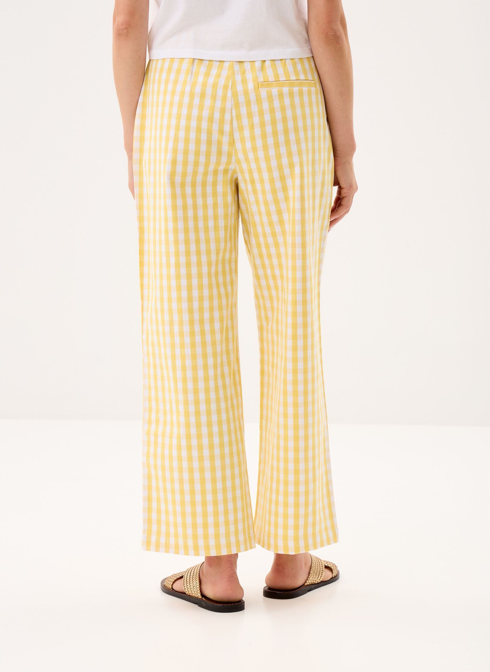 Weite Hosen Viwinnie Rekka Hw Wide 7/8 Pants/Ls damen weiß Vila Weite Hosen Viwinnie Rekka Hw Wide 7/8 Pants/Ls damen weiß CLOUD DANCER