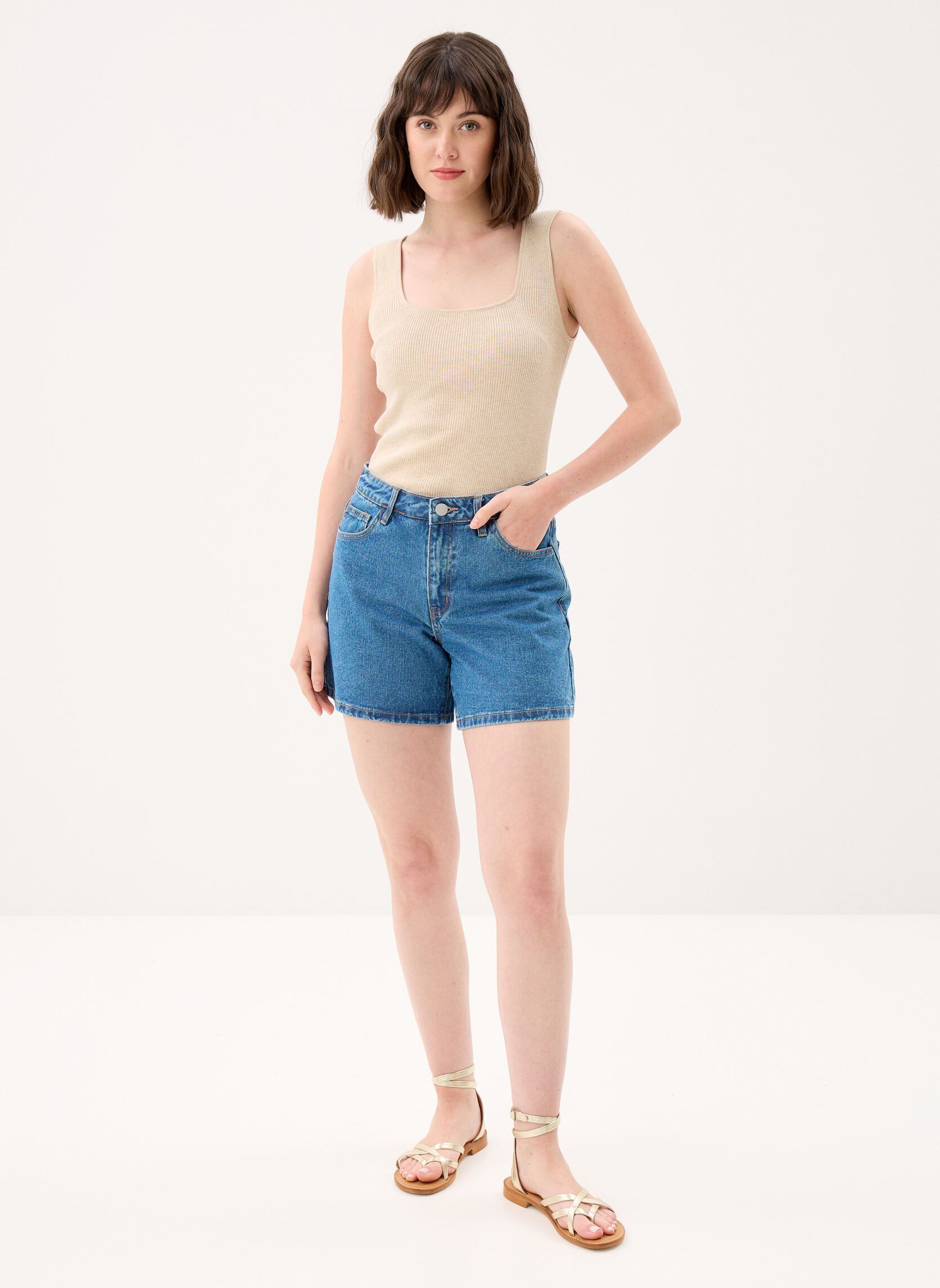 Shorts Visumo Rw Denim Shorts femme bleu Vila Shorts Visumo Rw Denim Shorts femme bleu MEDIUM BLUE DENIM