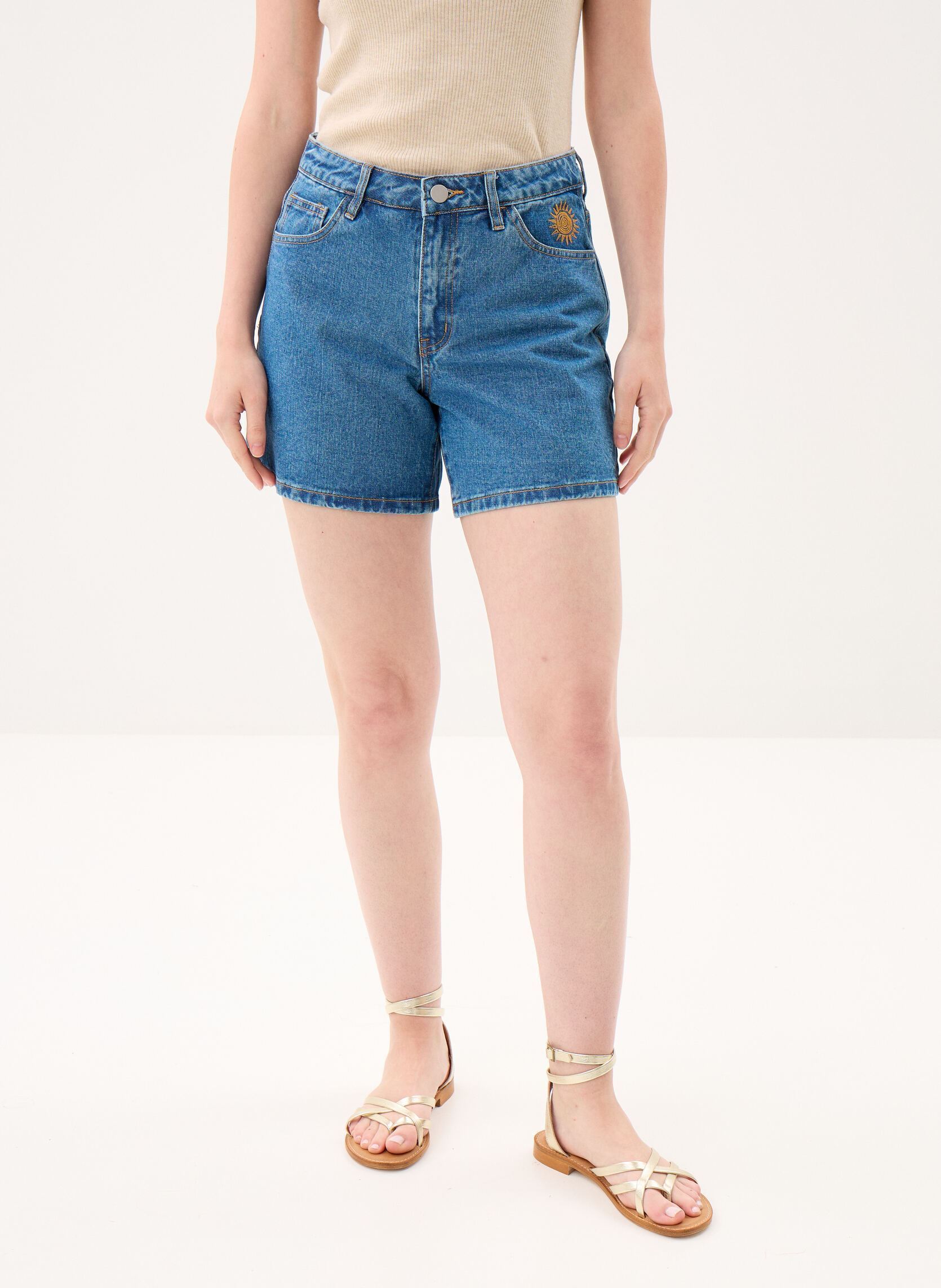Shorts Visumo Rw Denim Shorts femme bleu Vila Shorts Visumo Rw Denim Shorts femme bleu MEDIUM BLUE DENIM