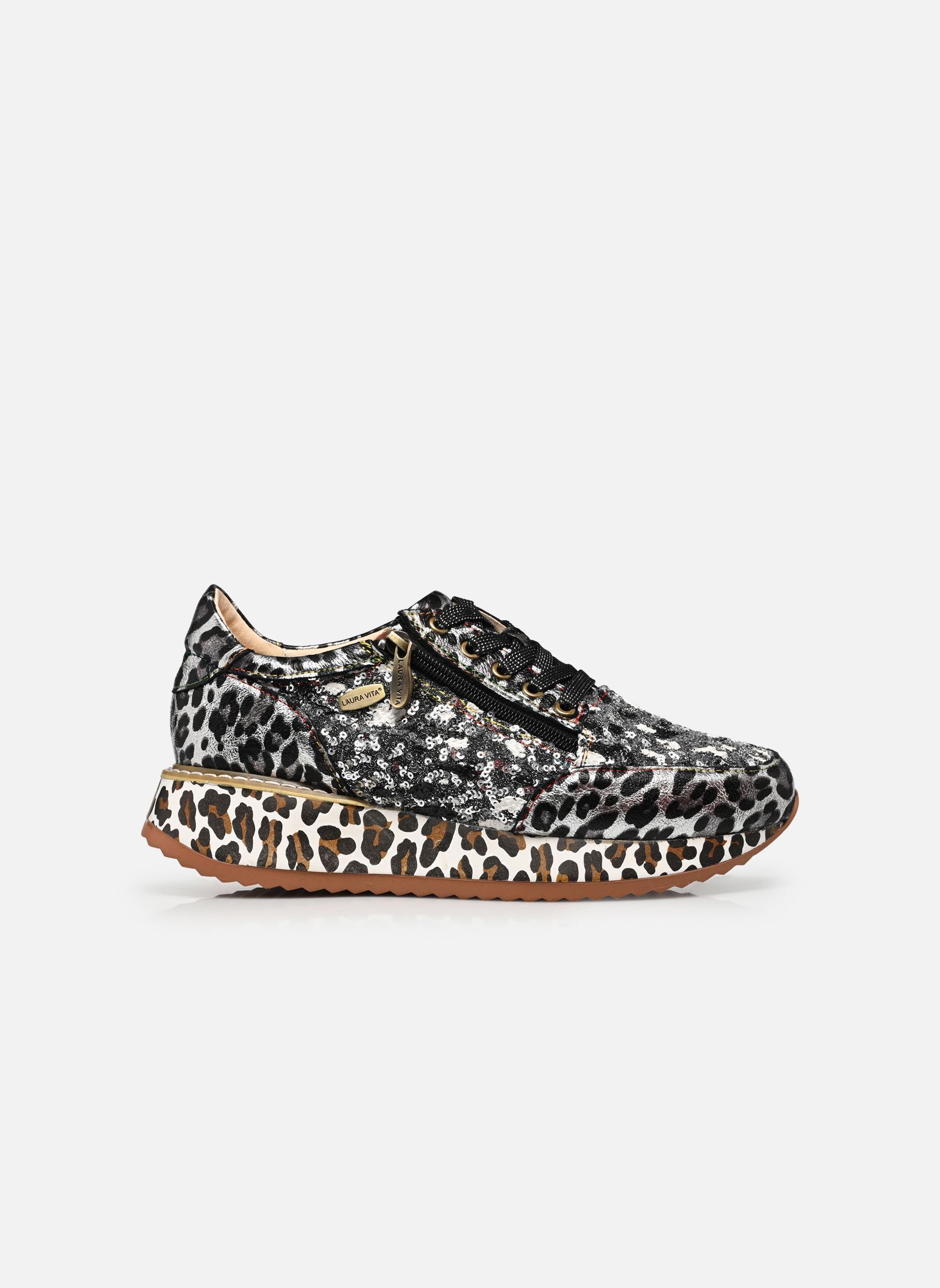 Lage sneakers DELPHINE 06 dames zilver Laura Vita Lage sneakers DELPHINE 06 dames zilver ACIER