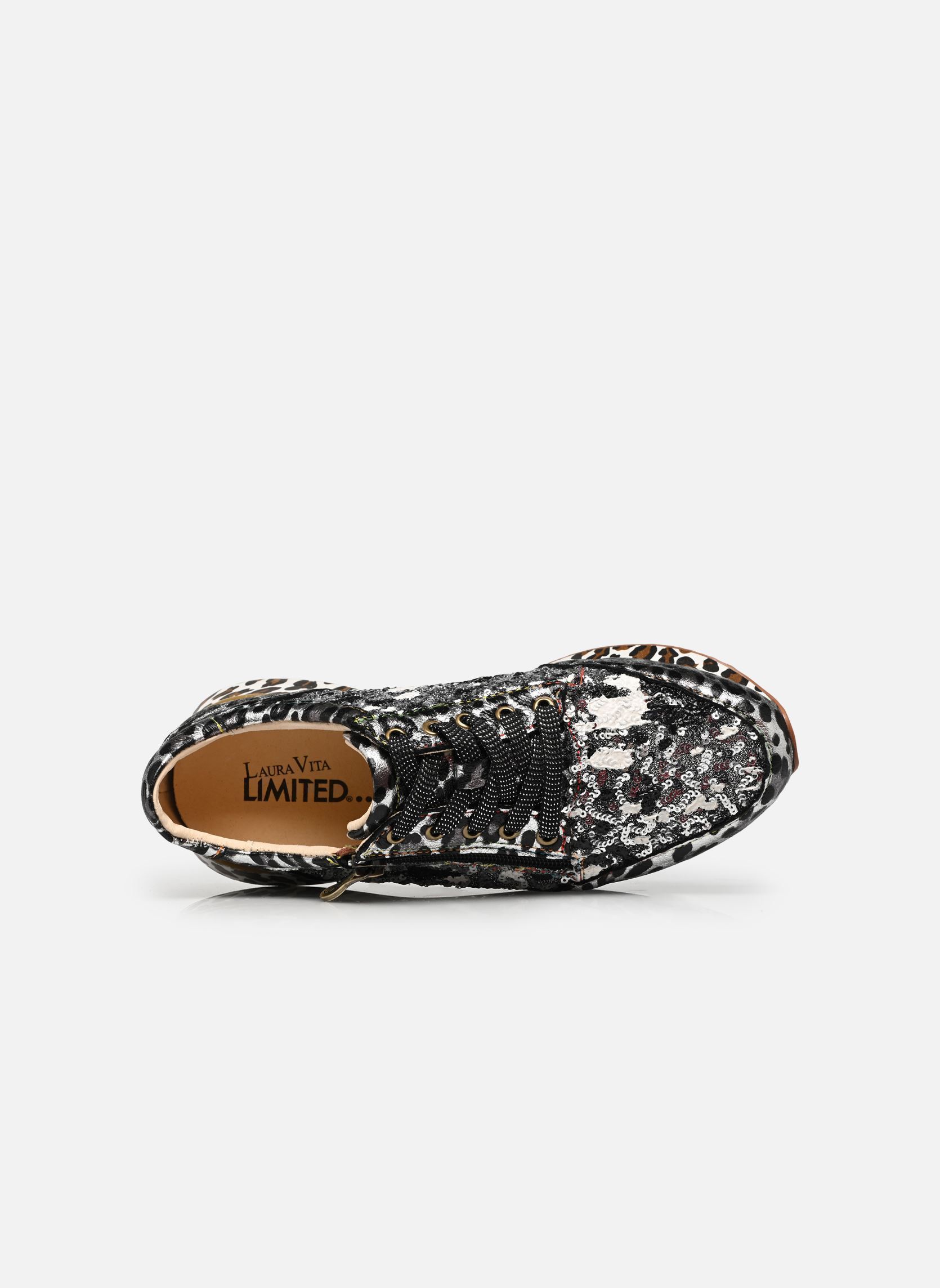 Lage sneakers DELPHINE 06 dames zilver Laura Vita Lage sneakers DELPHINE 06 dames zilver ACIER