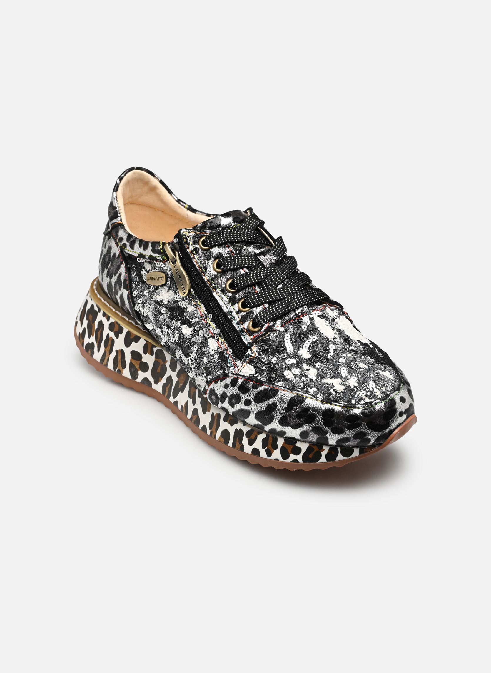 Lage sneakers DELPHINE 06 dames zilver Laura Vita Lage sneakers DELPHINE 06 dames zilver ACIER