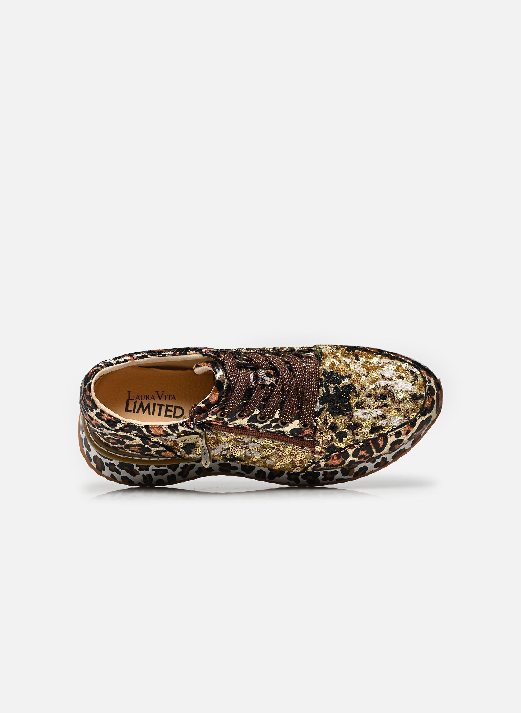 Lage sneakers DELPHINE 06 dames goud en brons Laura Vita Lage sneakers DELPHINE 06 dames goud en brons OR