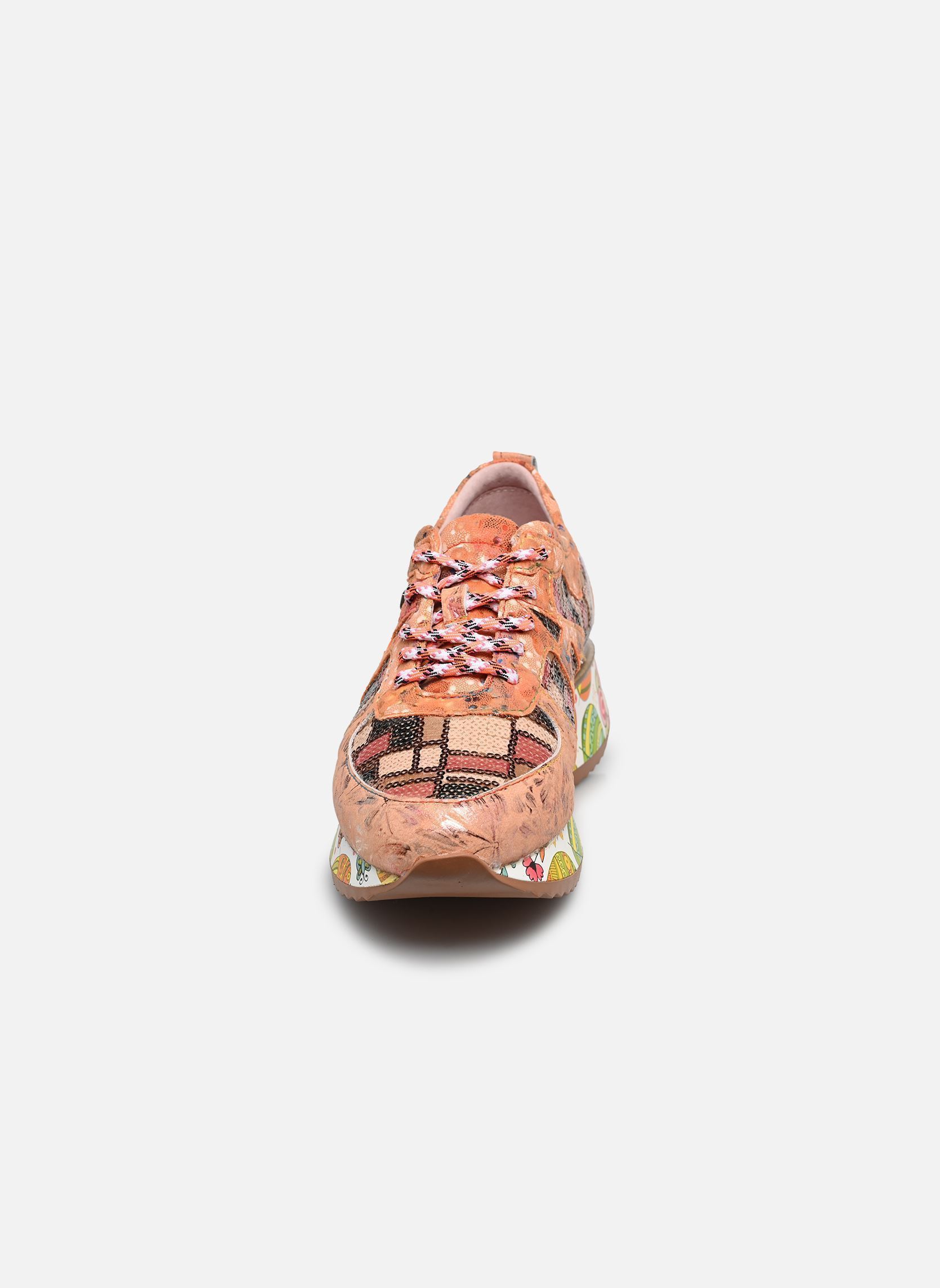 Niedrige Sneaker DELPHINE 07 damen orange Laura Vita Niedrige Sneaker DELPHINE 07 damen orange Orange