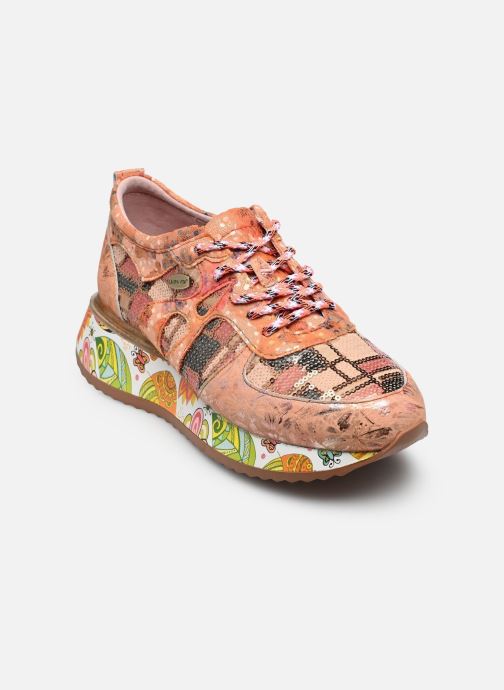 Laura Vita Niedrige Sneaker DELPHINE 07 damen orange