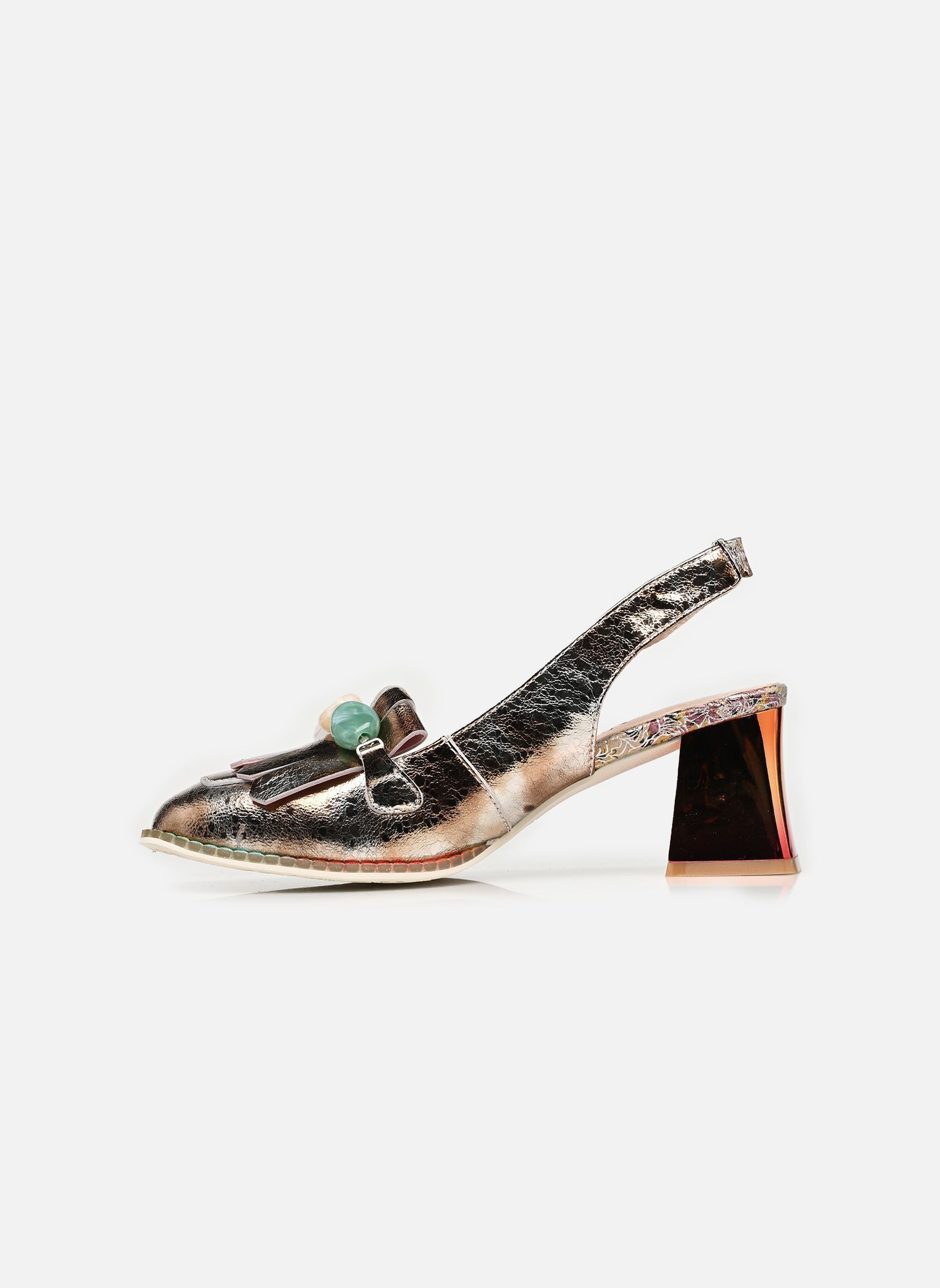 Pumps mit Riemchen HICMIMO 15 damen gold und bronze Laura Vita Pumps mit Riemchen HICMIMO 15 damen gold und bronze Bronze