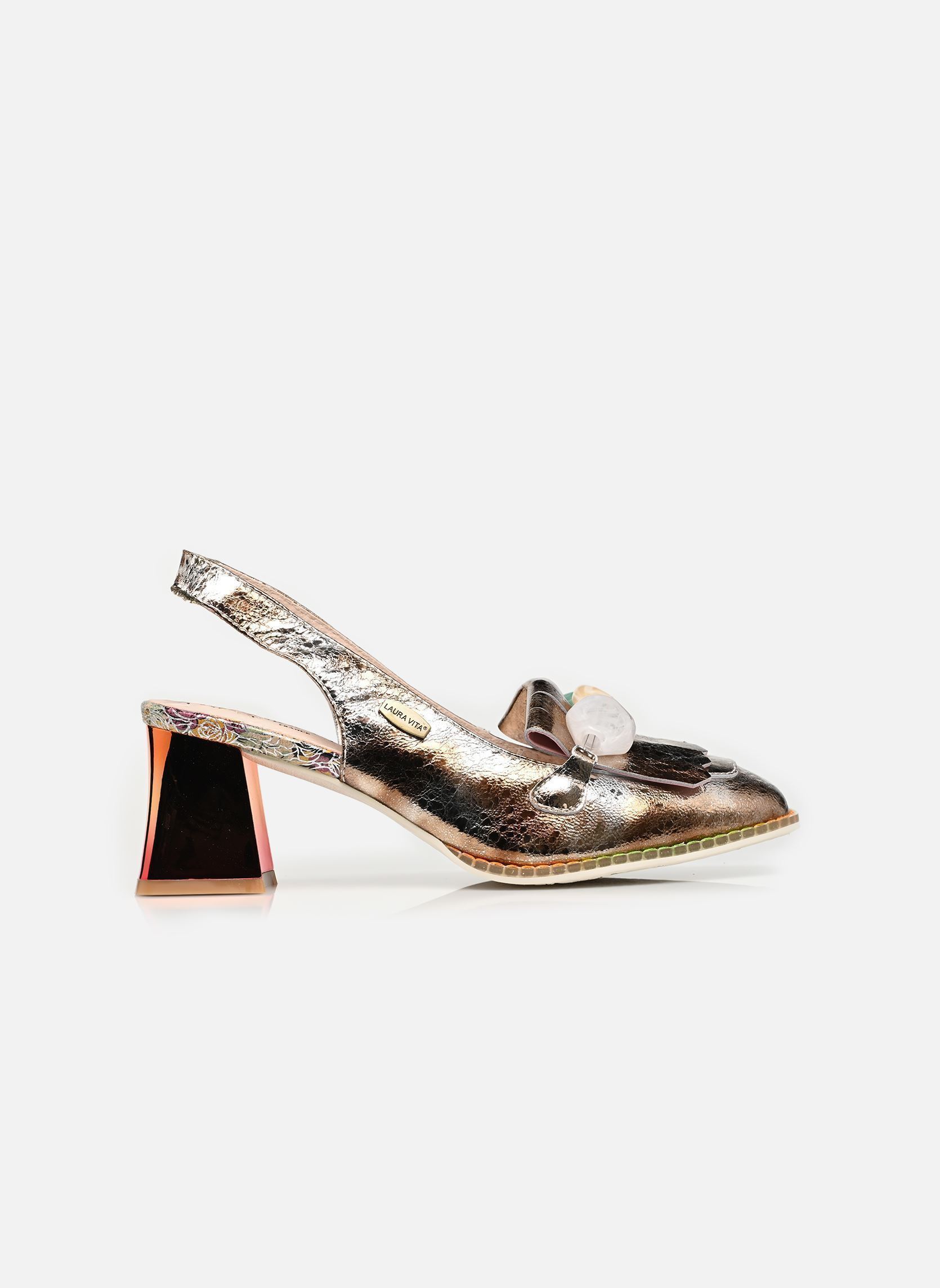 Pumps mit Riemchen HICMIMO 15 damen gold und bronze Laura Vita Pumps mit Riemchen HICMIMO 15 damen gold und bronze Bronze