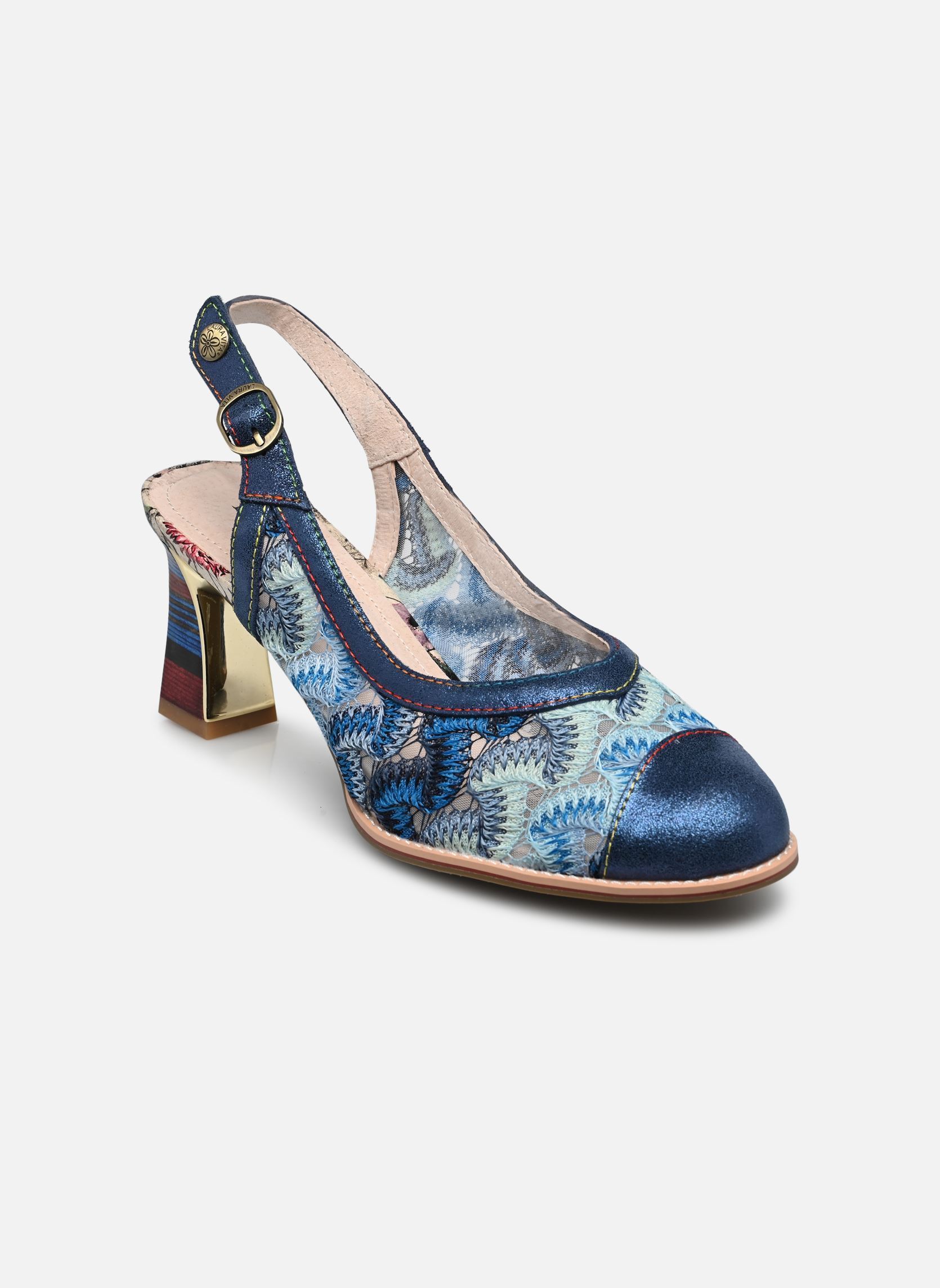 Slingback pumps SABINAO 09 dames blauw Laura Vita Slingback pumps SABINAO 09 dames blauw Bleu