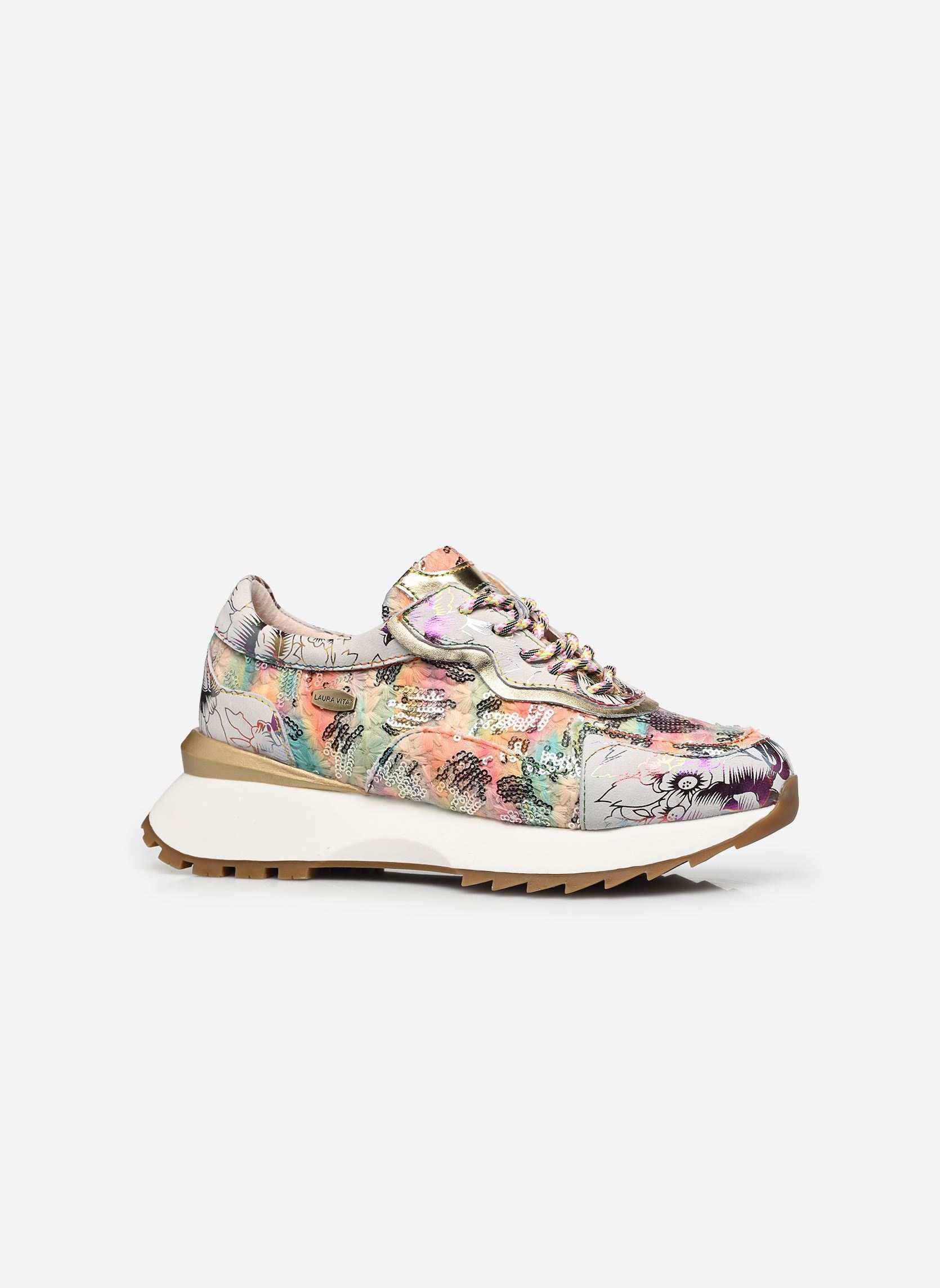 Baskets TELLAO 06 femme multicolore Laura Vita Baskets TELLAO 06 femme multicolore Beige