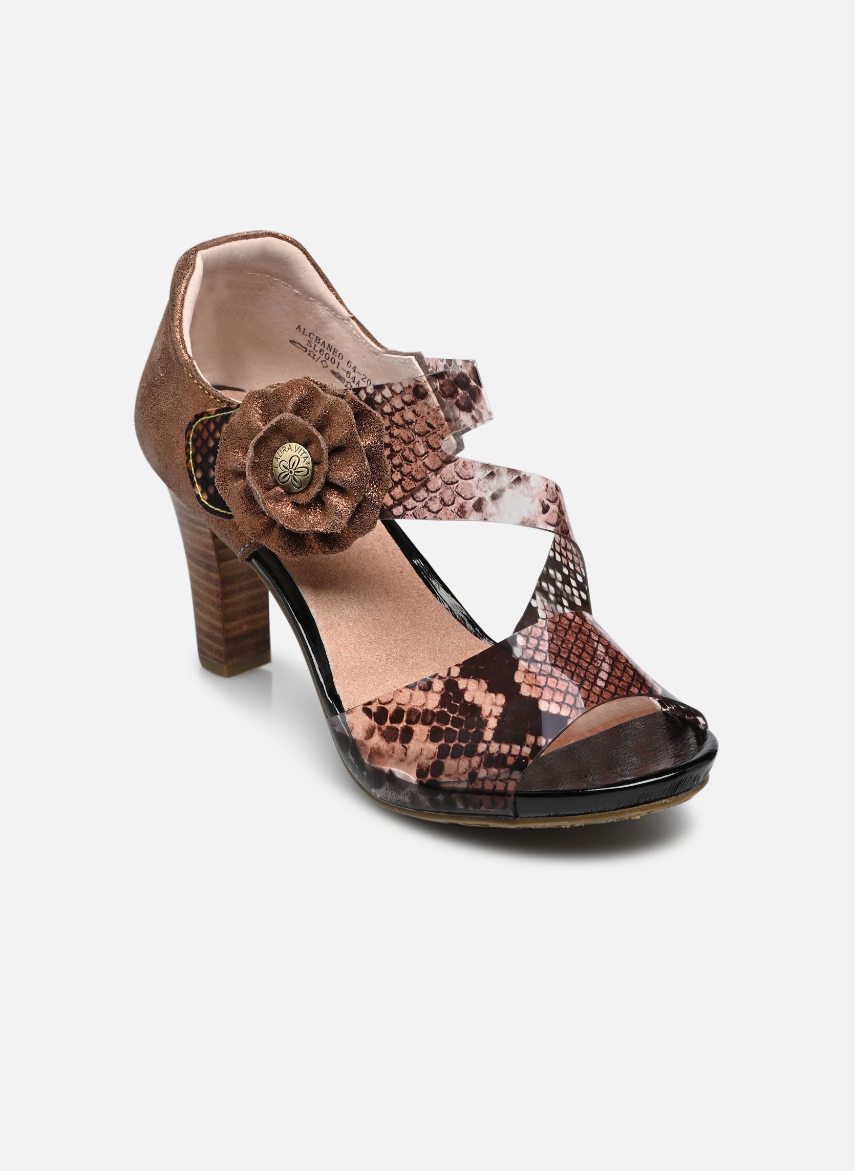 Sandalen ALCBANEO 64 dames bruin Laura Vita Sandalen ALCBANEO 64 dames bruin marron