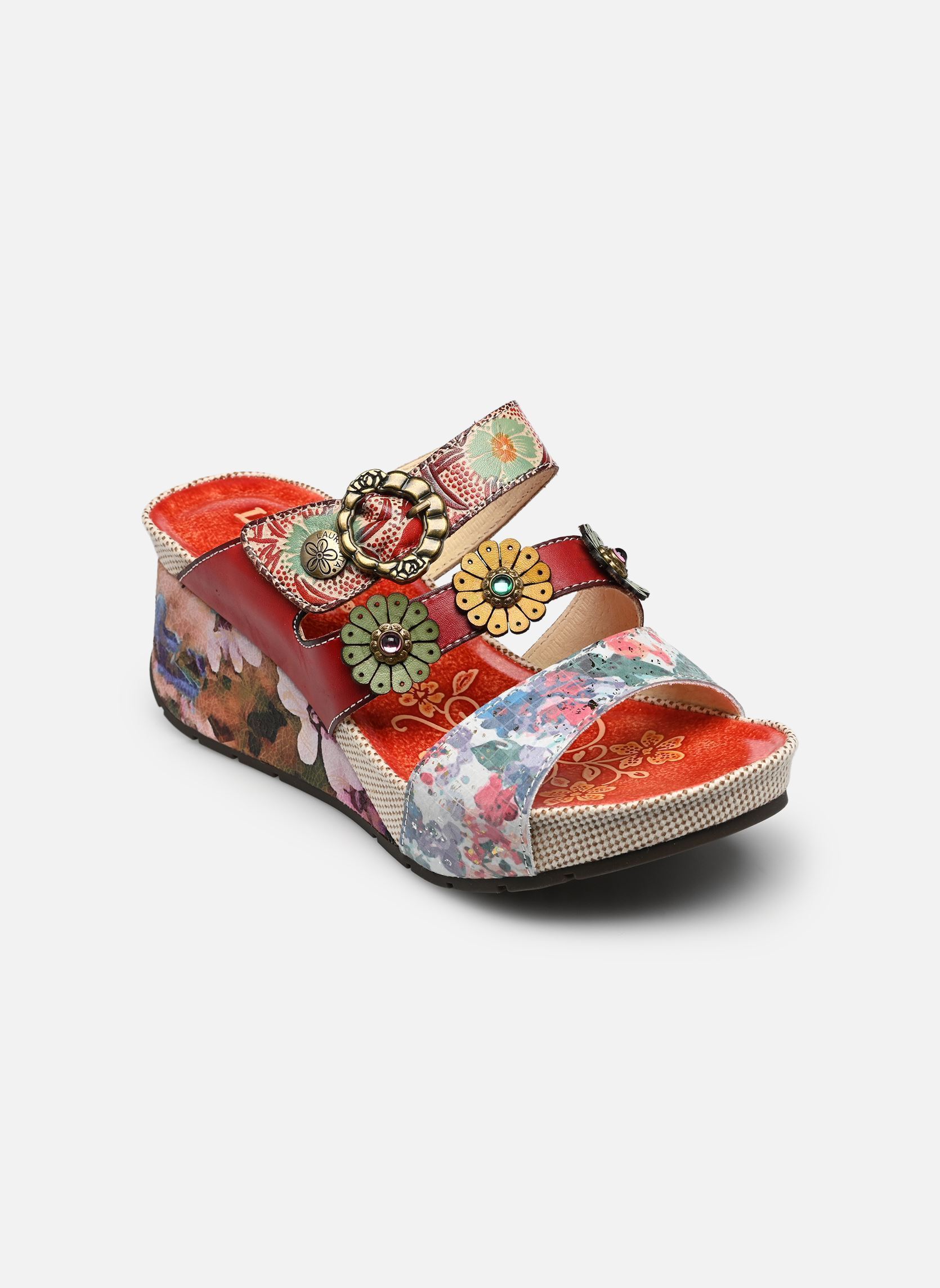 Pantoletten und Clogs BARRY 30 damen rot Laura Vita Pantoletten und Clogs BARRY 30 damen rot Rouge