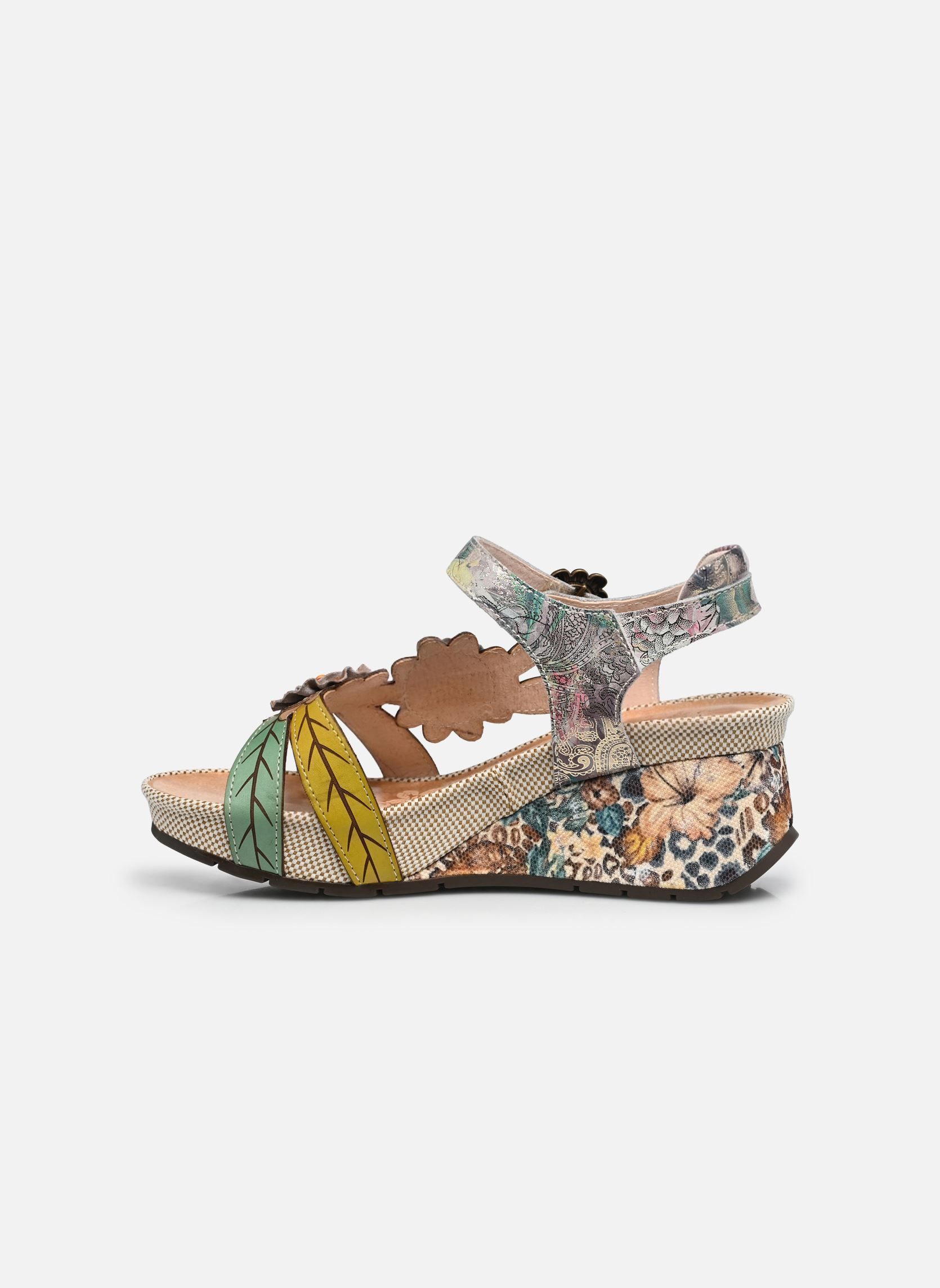 Sandales compensées et plateformes BARRY 41 femme multicolore Laura Vita Sandales compensées et plateformes BARRY 41 femme multicolore Beige