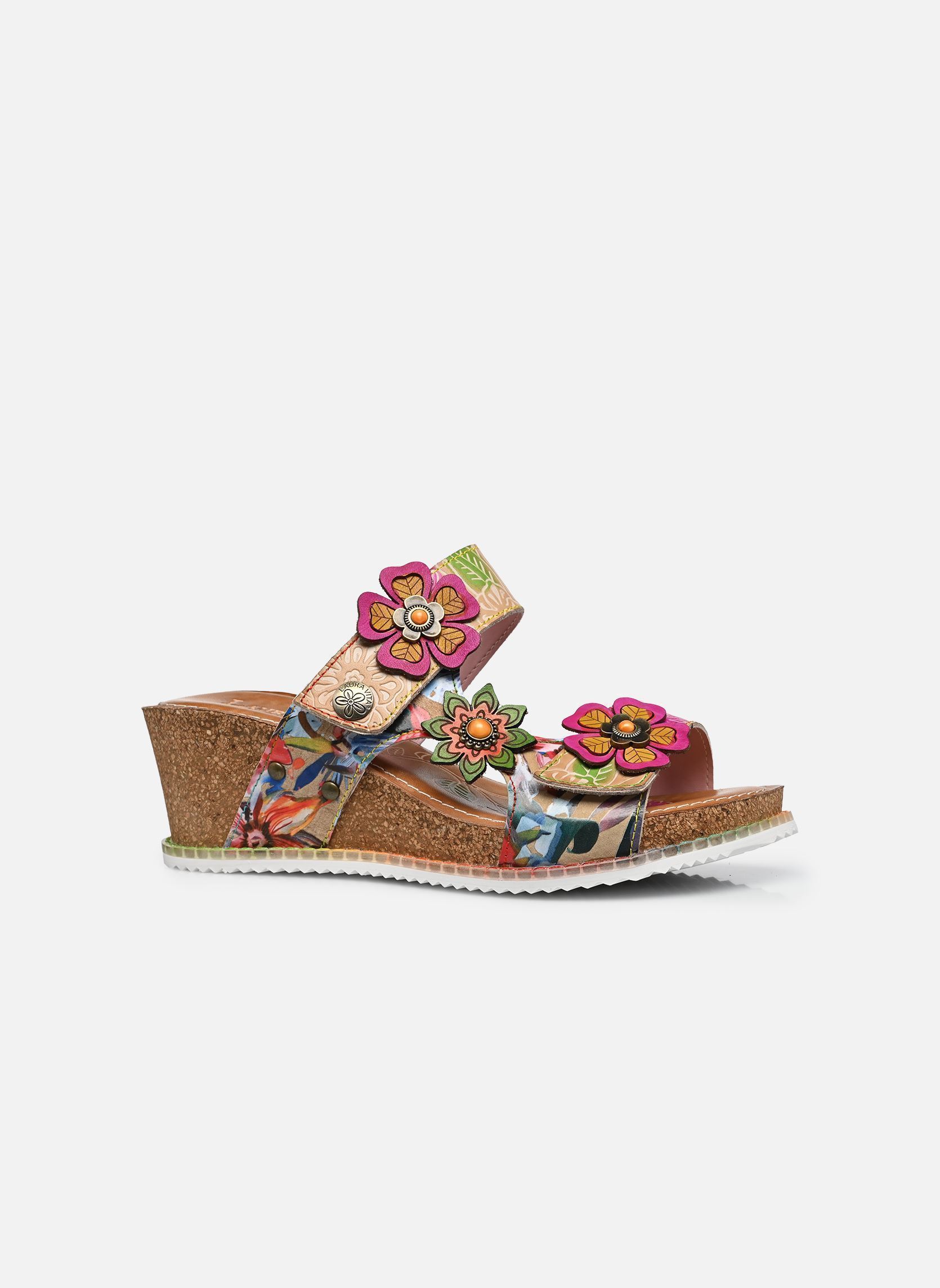 Mules et sabots BONITO 31 femme rose Laura Vita Mules et sabots BONITO 31 femme rose Beige