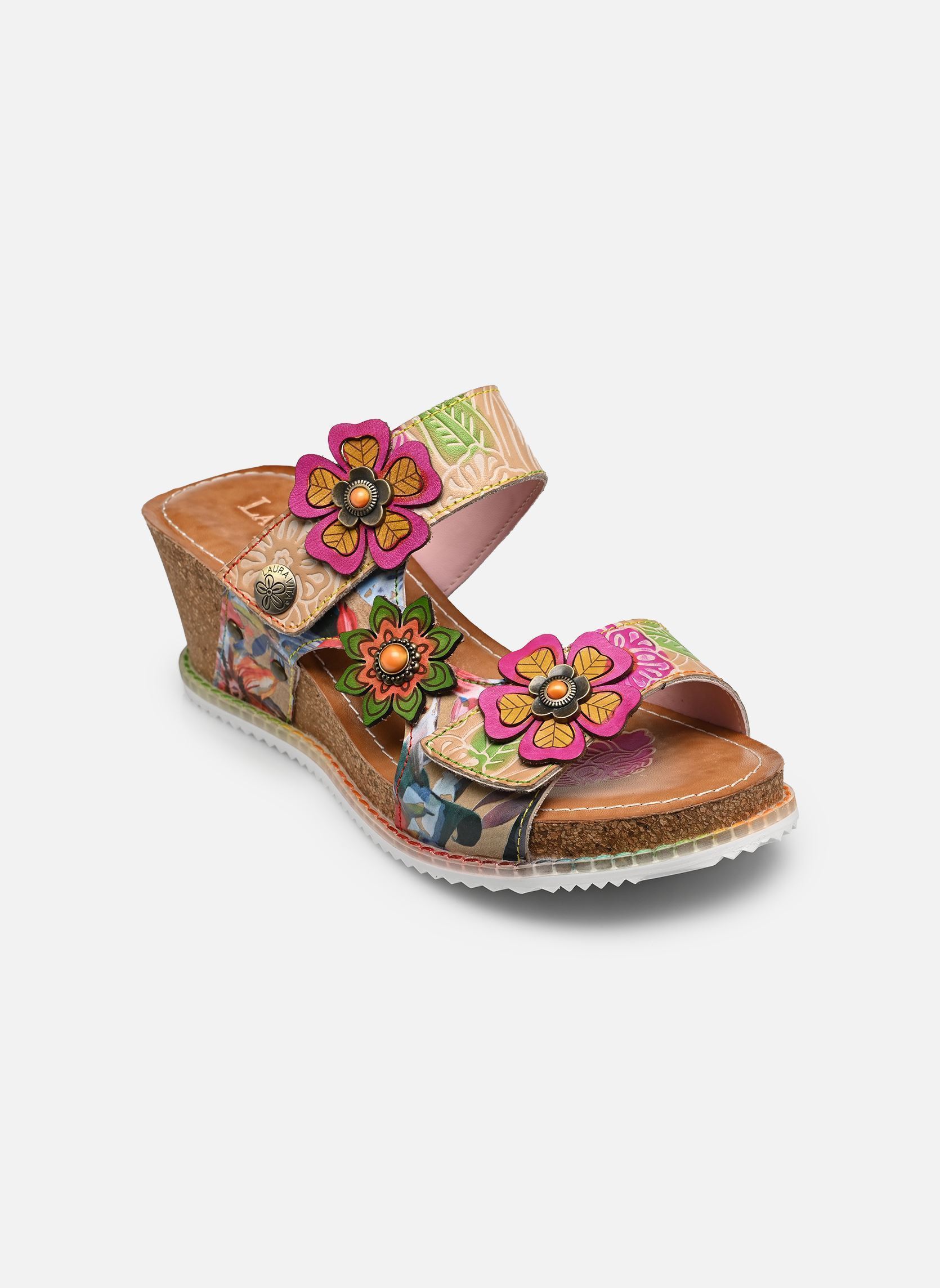 Mules et sabots BONITO 31 femme rose Laura Vita Mules et sabots BONITO 31 femme rose Beige