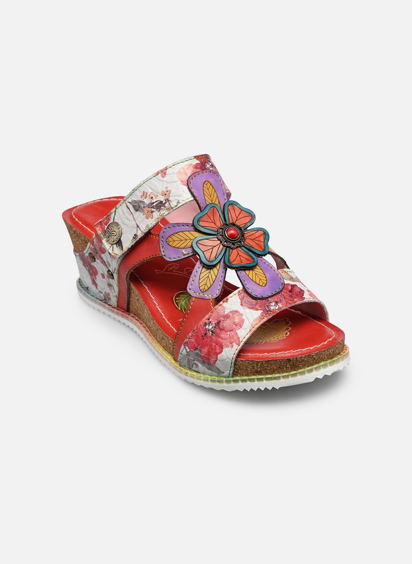 Pantoletten und Clogs BONITO 33 damen rot Laura Vita Pantoletten und Clogs BONITO 33 damen rot Rouge