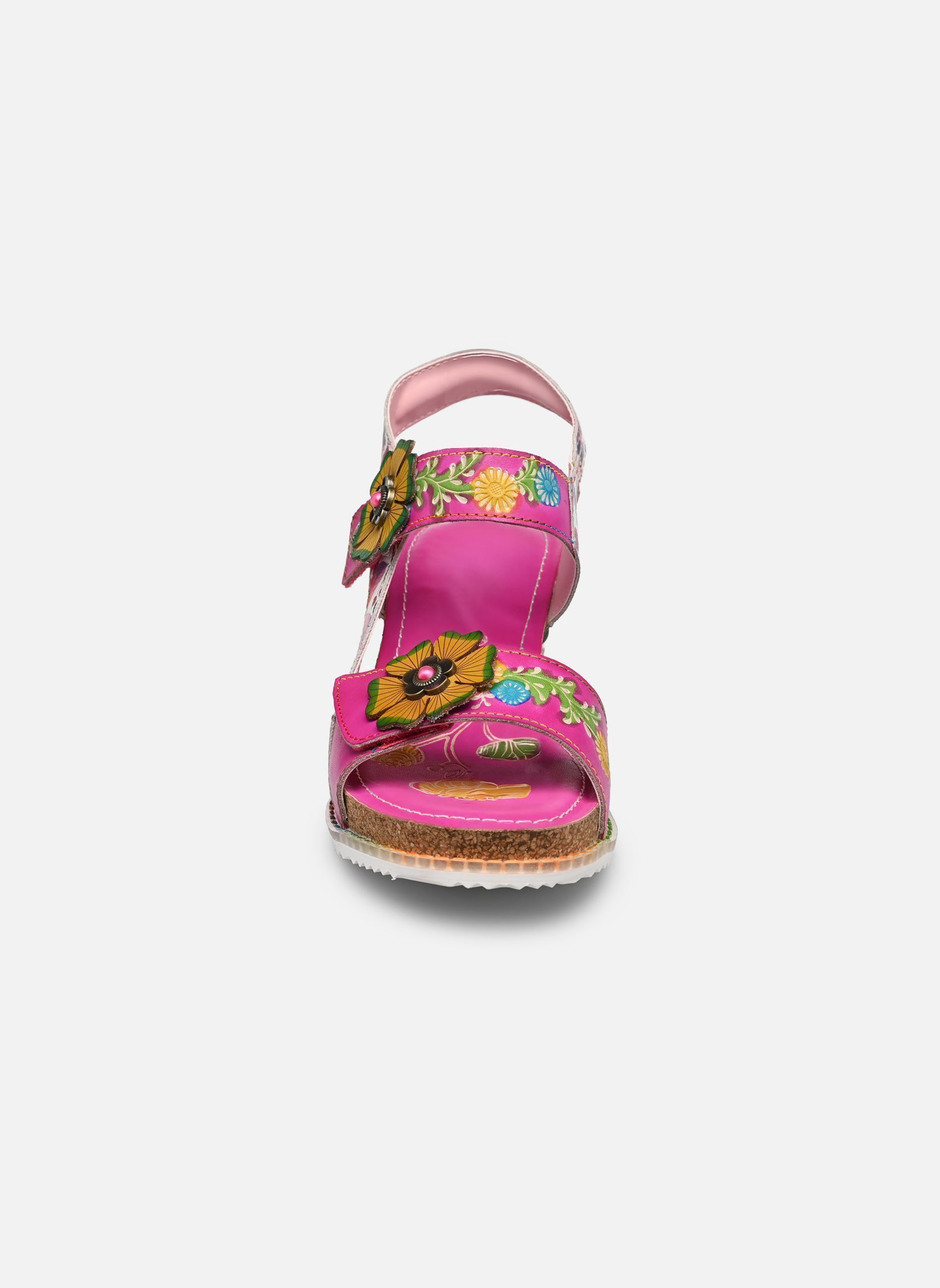 Sandales compensées et plateformes BONITO 38 femme rose Laura Vita Sandales compensées et plateformes BONITO 38 femme rose Fushia