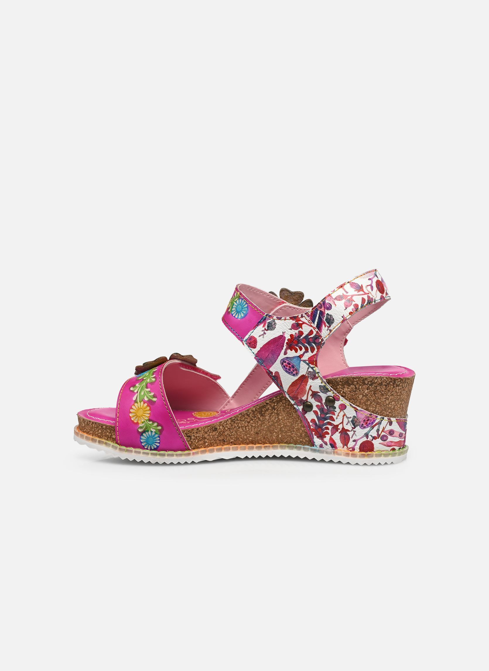 Sandales compensées et plateformes BONITO 38 femme rose Laura Vita Sandales compensées et plateformes BONITO 38 femme rose Fushia
