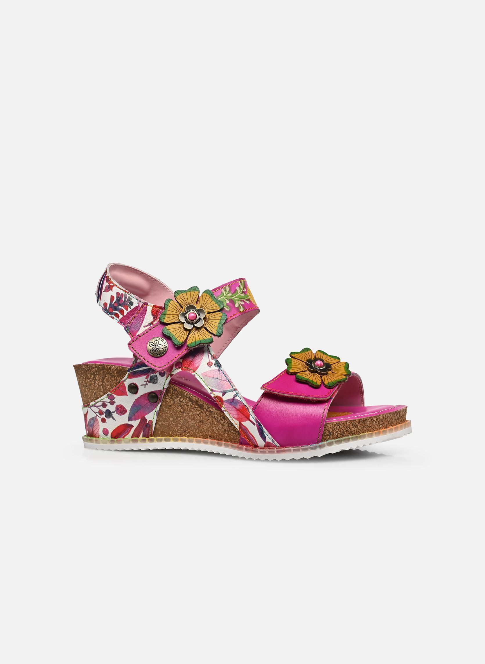 Sandales compensées et plateformes BONITO 38 femme rose Laura Vita Sandales compensées et plateformes BONITO 38 femme rose Fushia