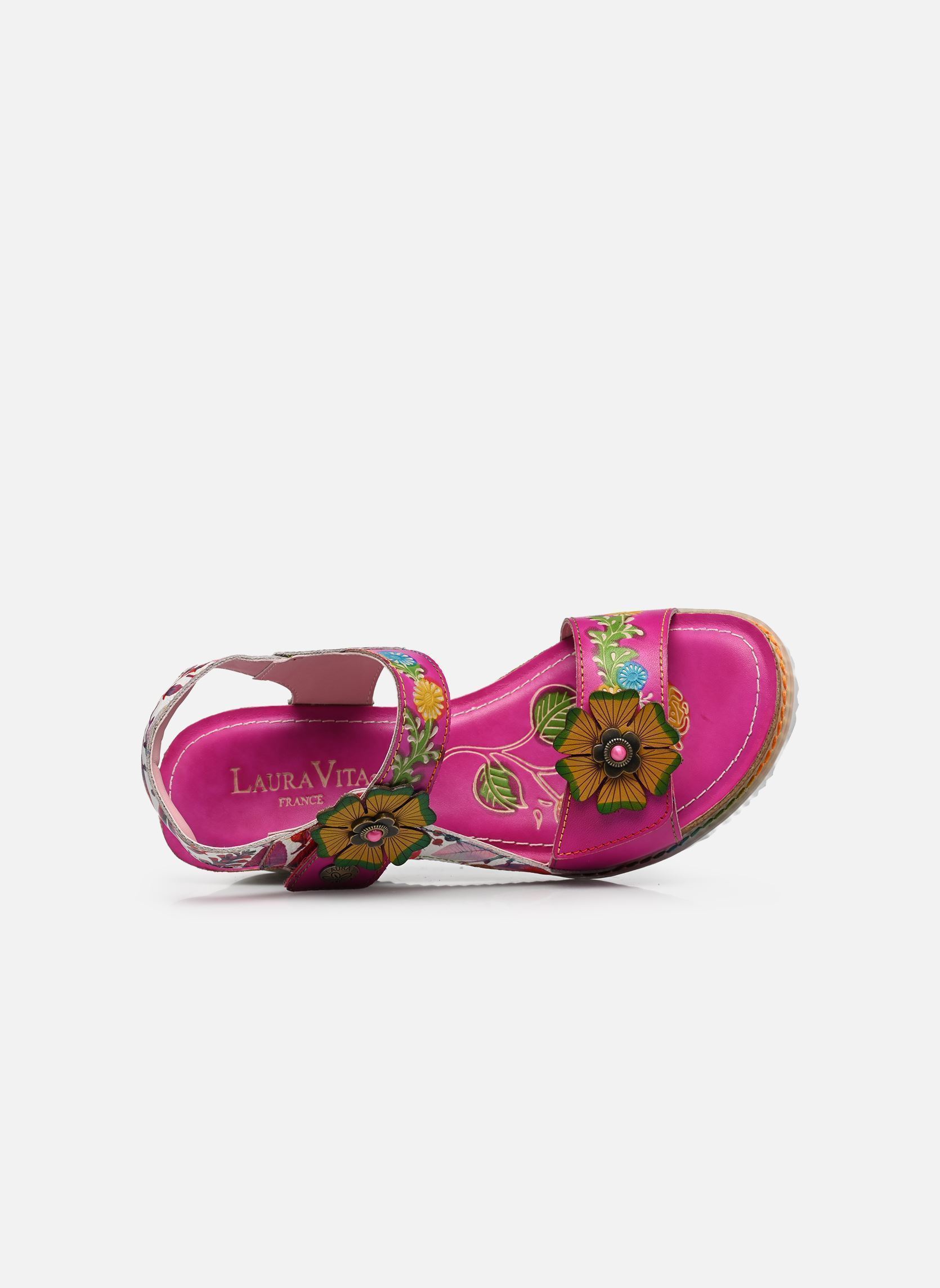 Sandales compensées et plateformes BONITO 38 femme rose Laura Vita Sandales compensées et plateformes BONITO 38 femme rose Fushia